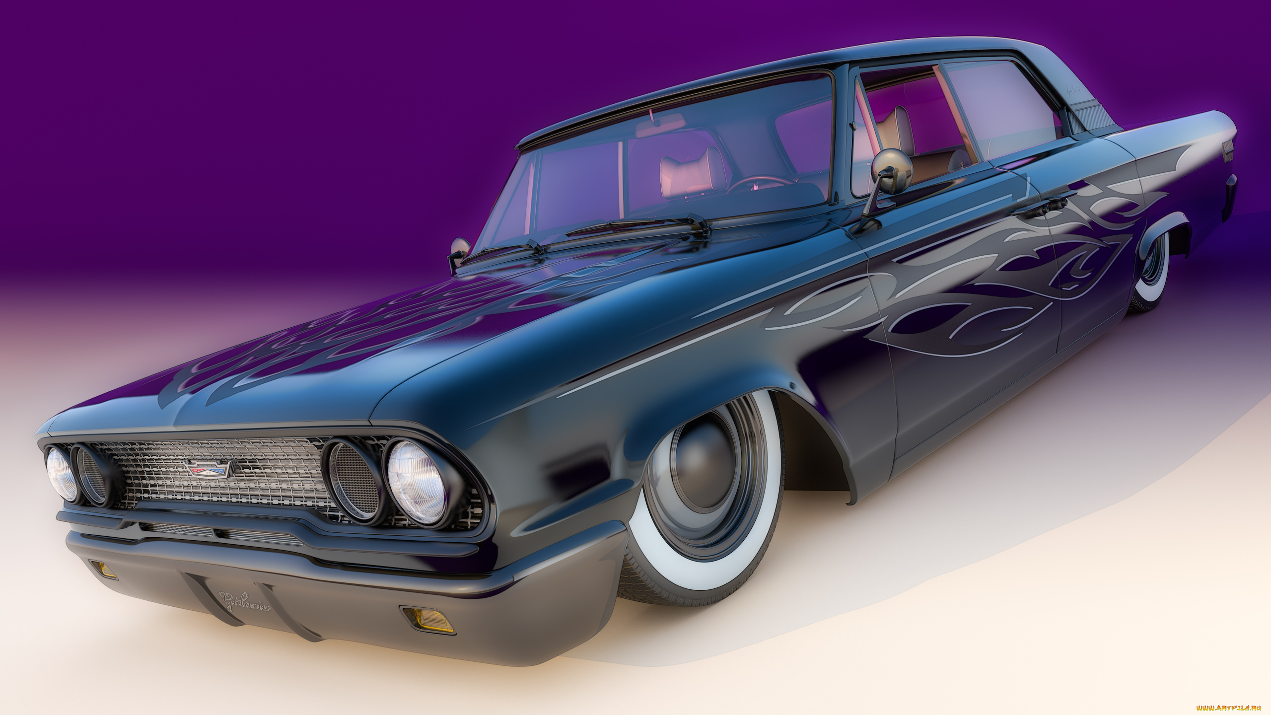 автомобили, 3д, фон, автомобиль