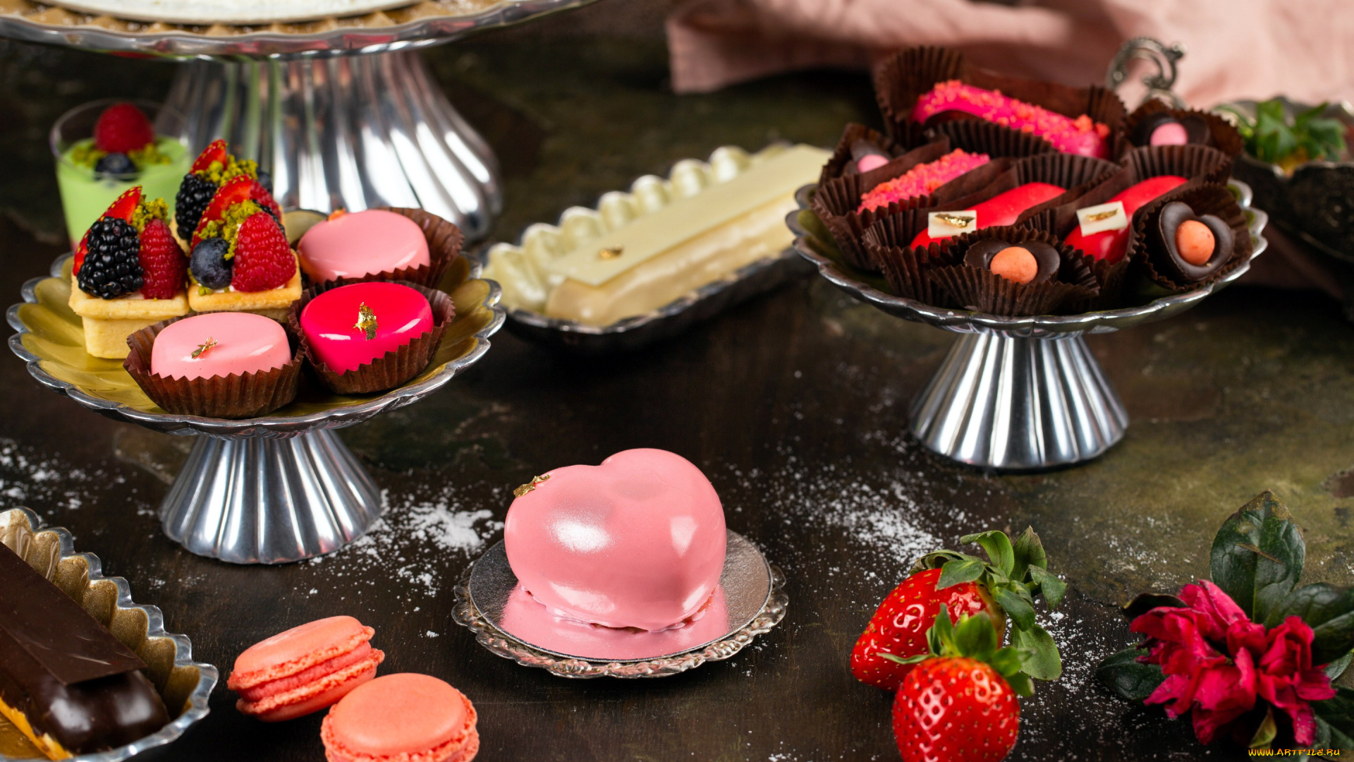 еда, пирожные, , кексы, , печенье, ассорти