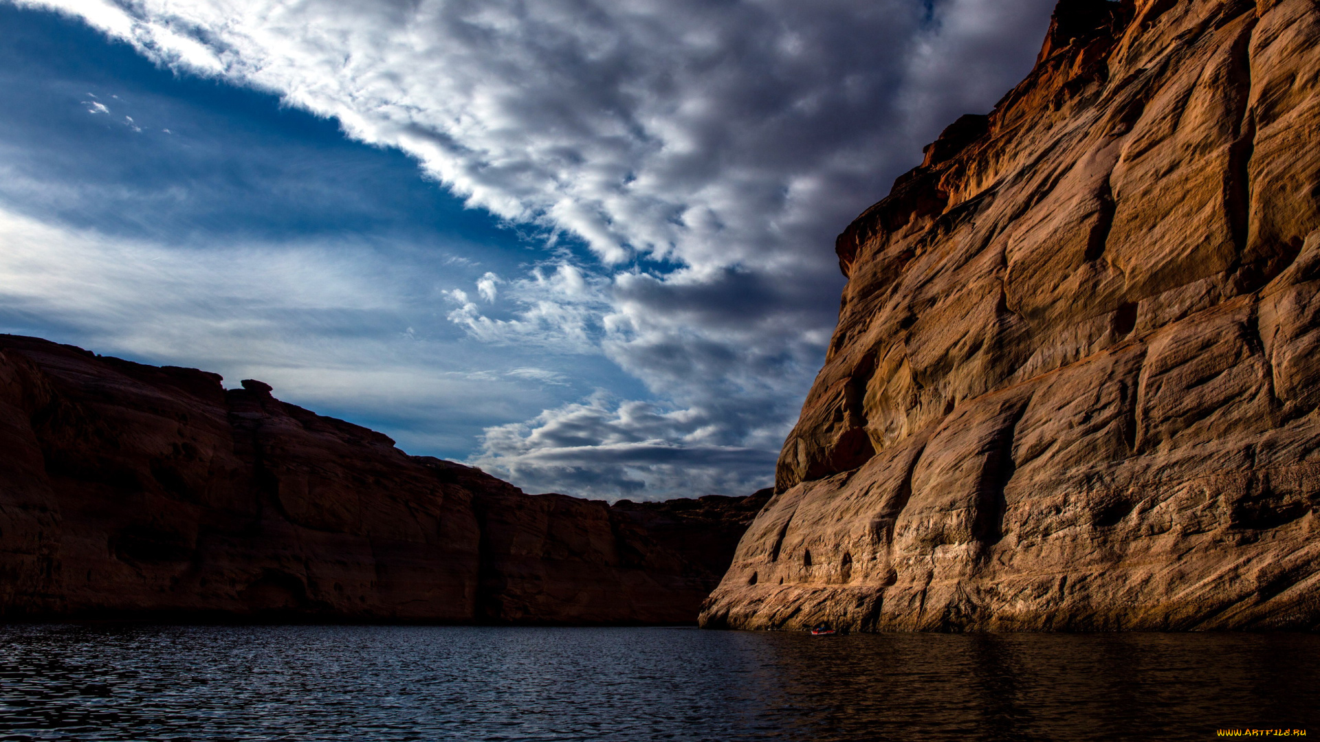 природа, побережье, скалы