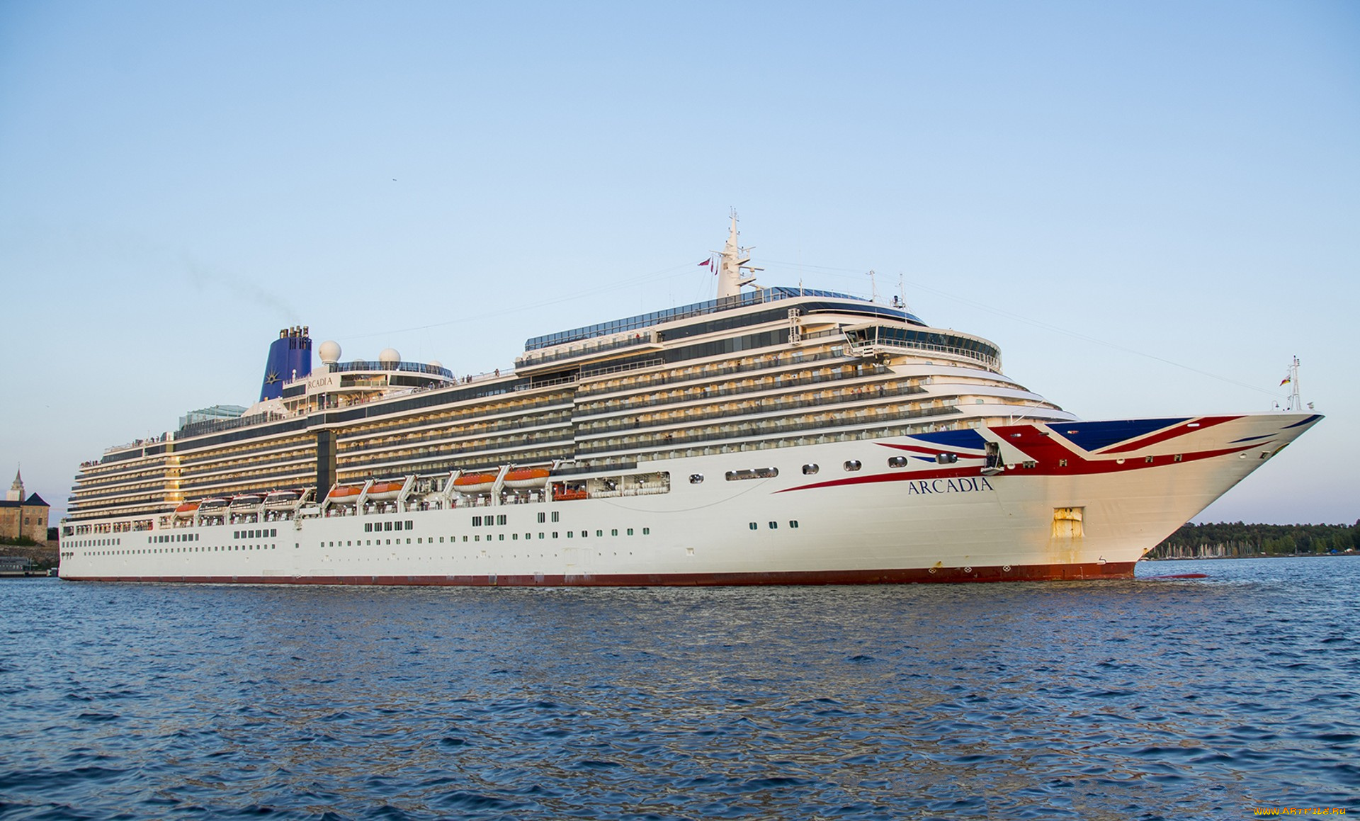arcadia, корабли, лайнеры, круиз, лайнер