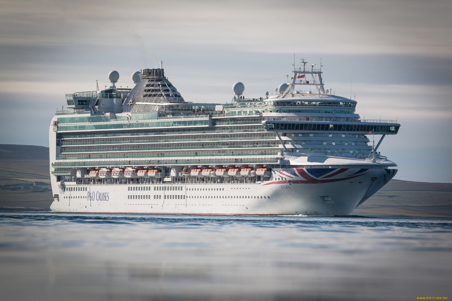 azura, корабли, лайнеры, круиз, лайнер