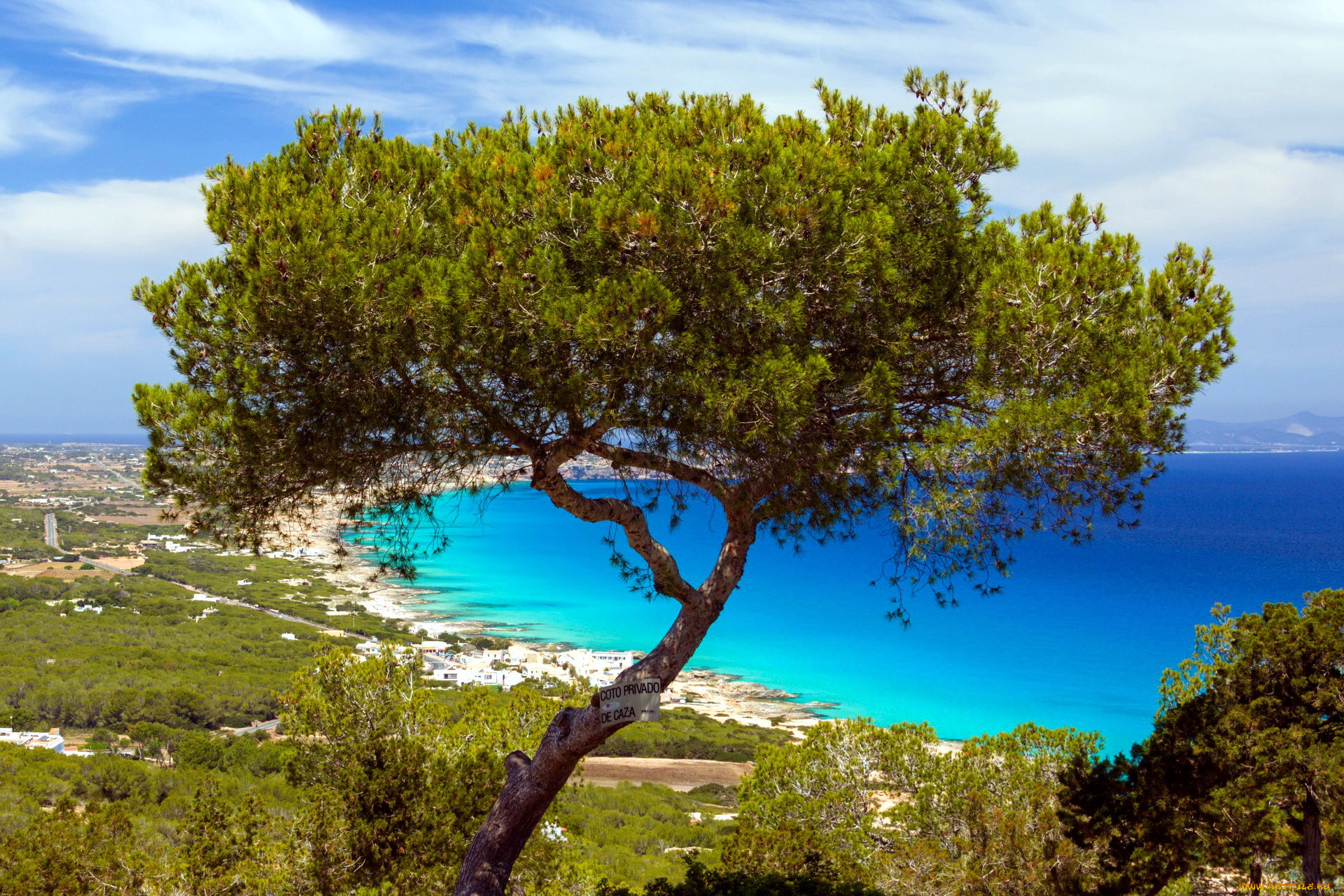 природа, побережье, залив