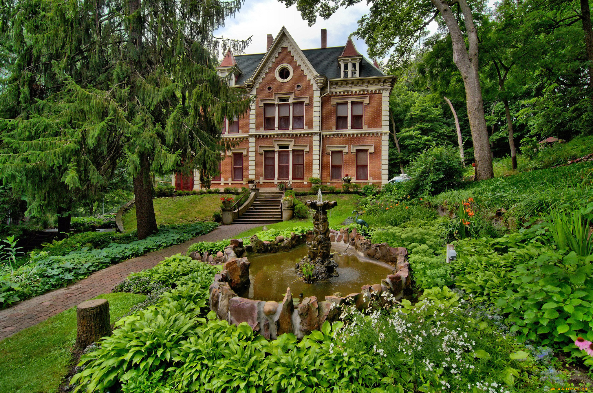 города, -, здания, , дома, простор