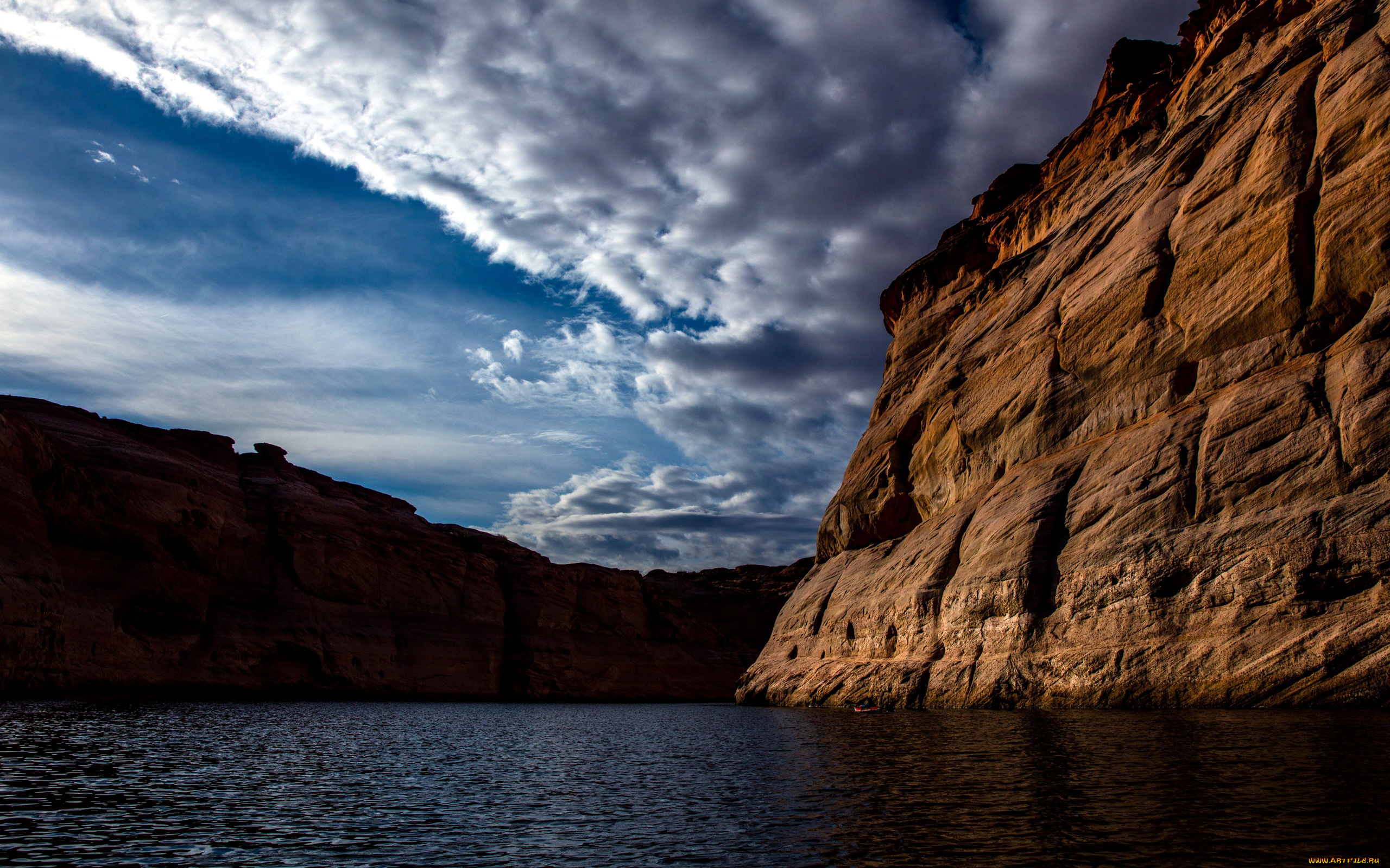 природа, побережье, скалы