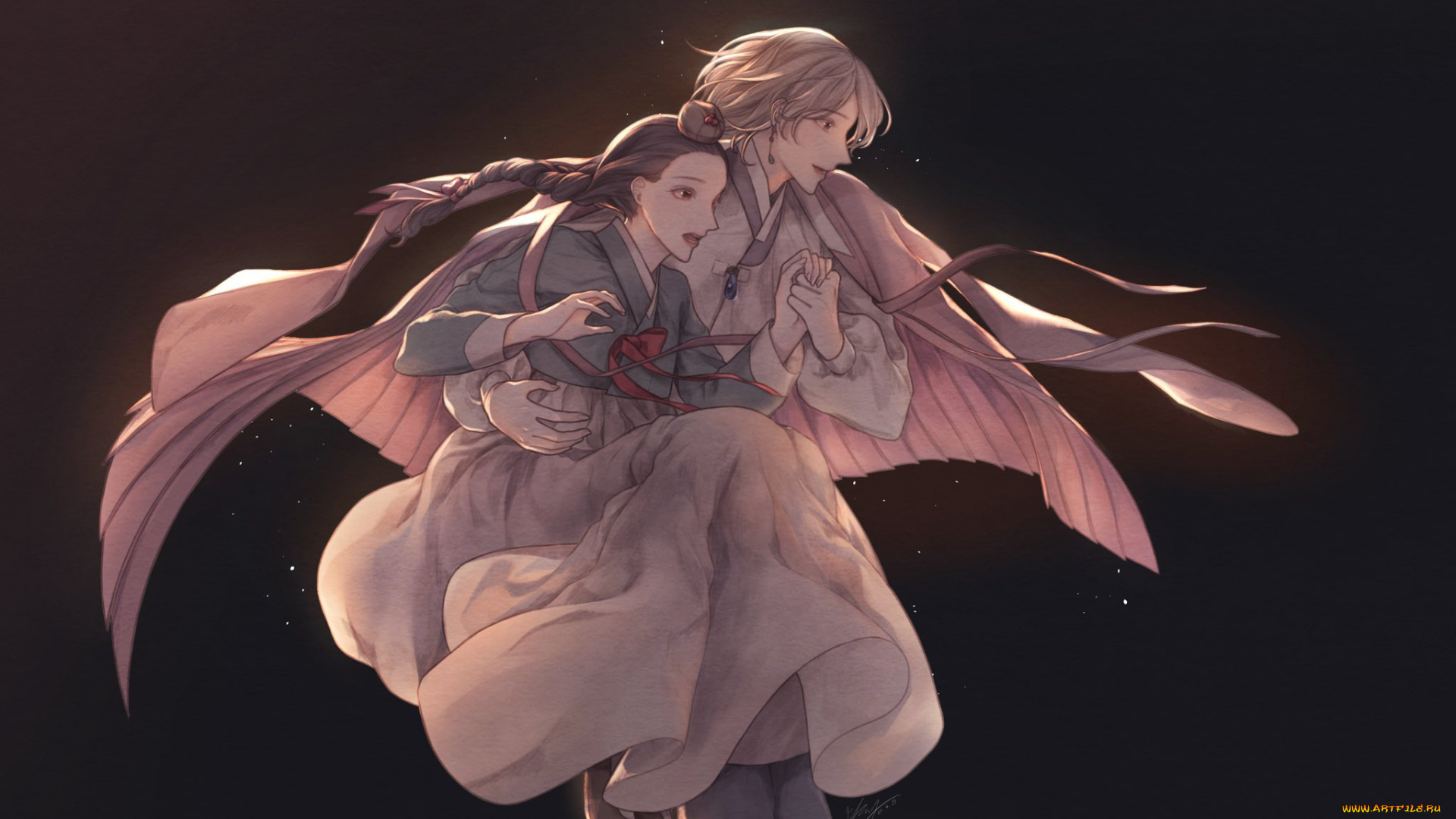 аниме, howl`s, moving, castle, ходячий, замок