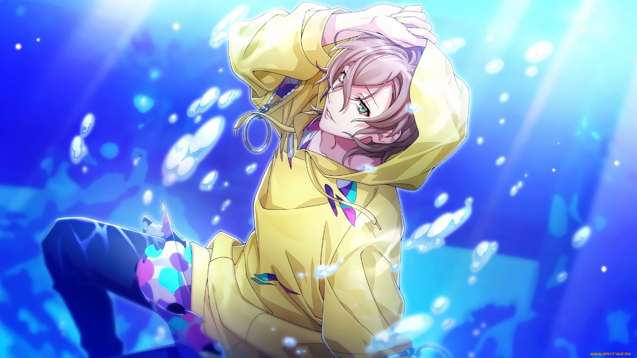 аниме, hypnosis, mic, hypnosis, mic