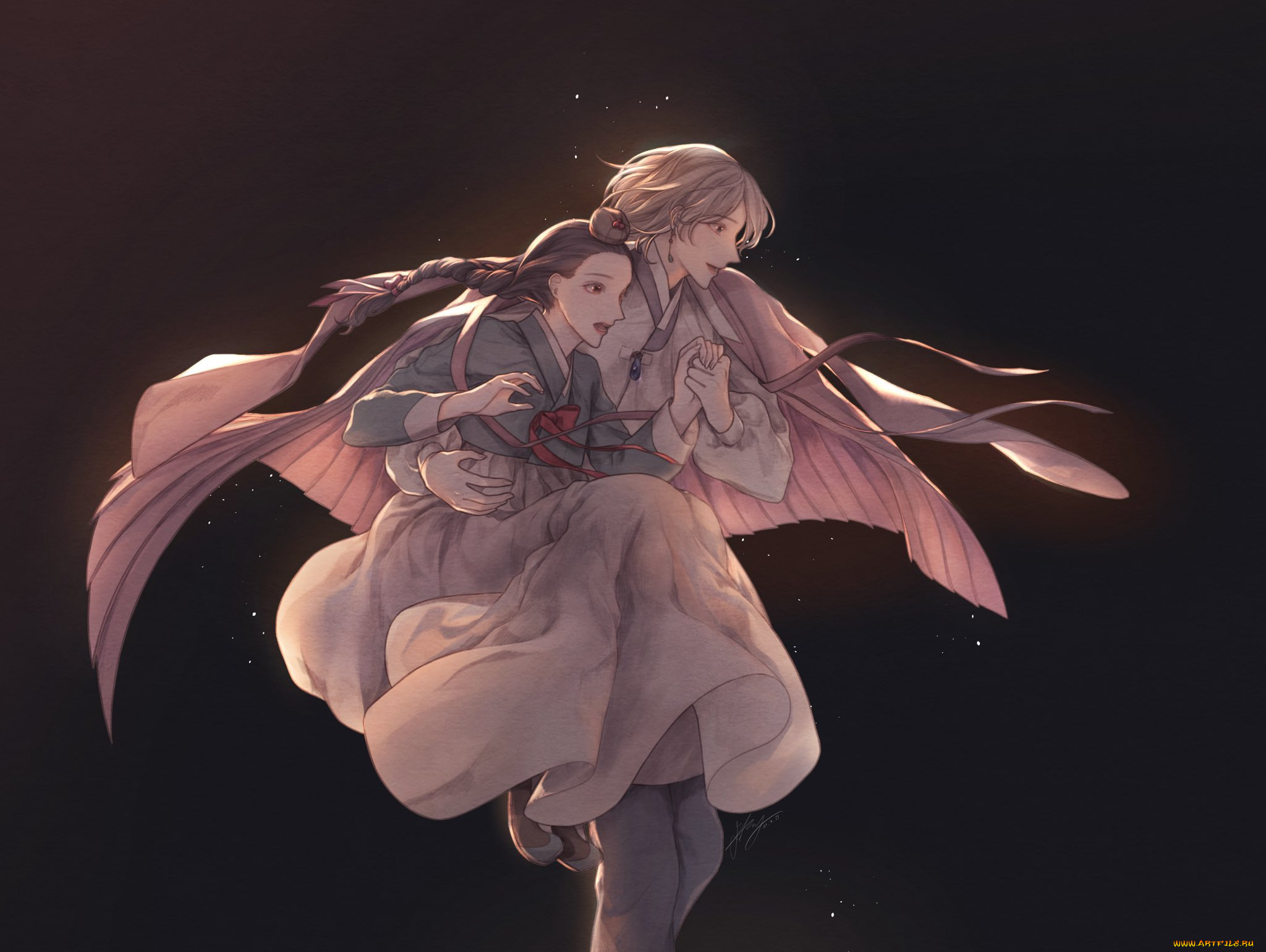 аниме, howl`s, moving, castle, ходячий, замок