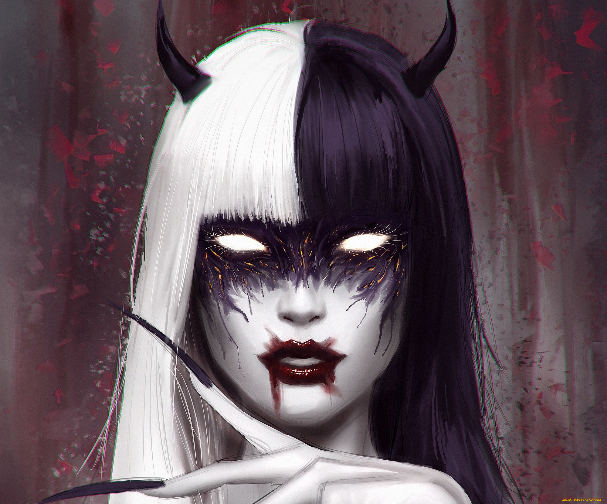 фэнтези, демоны, девушка