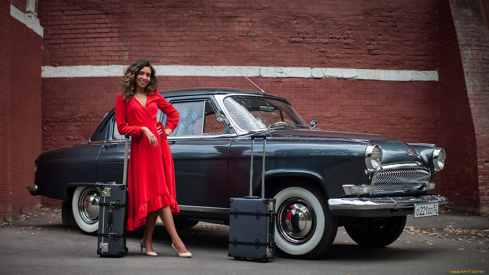 автомобили, -авто, с, девушками, красивая, девушка