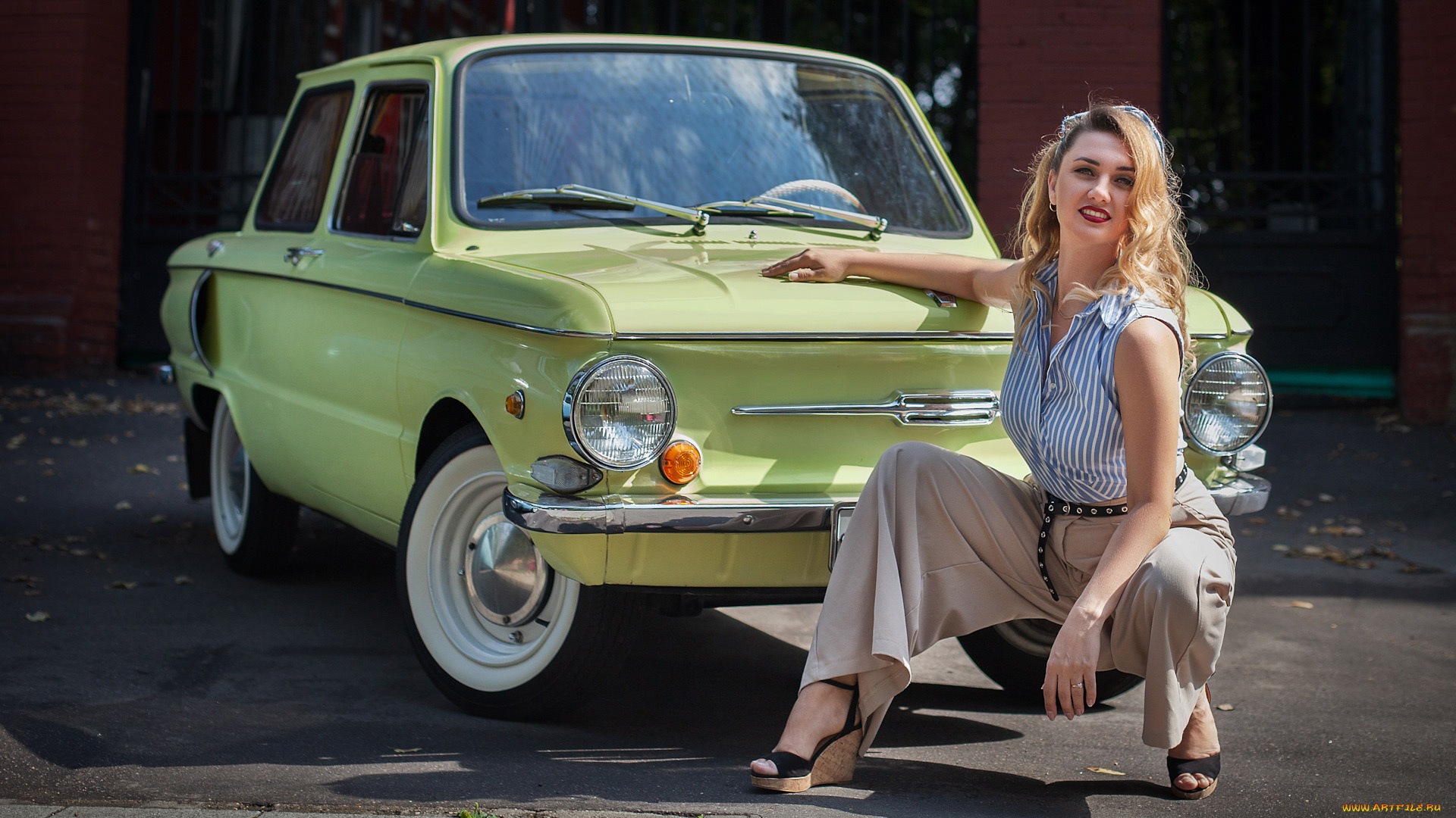 автомобили, -авто, с, девушками, красивая, девушка