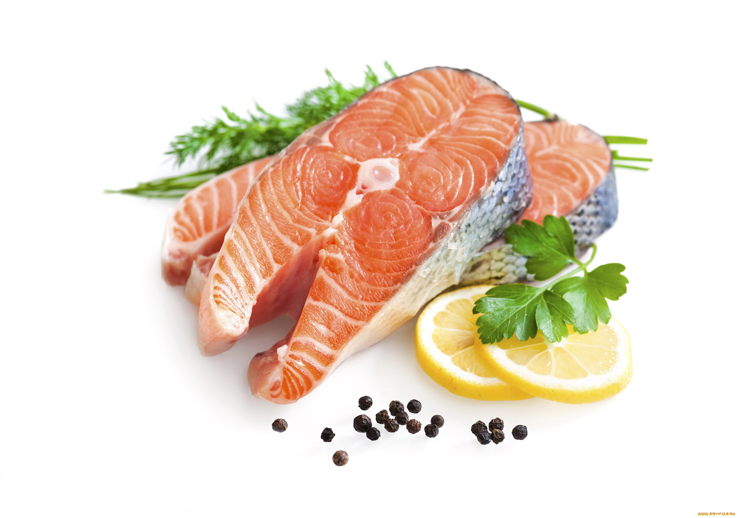 еда, рыба, , морепродукты, , суши, , роллы, свежая, форель, стейк, перец, лимон