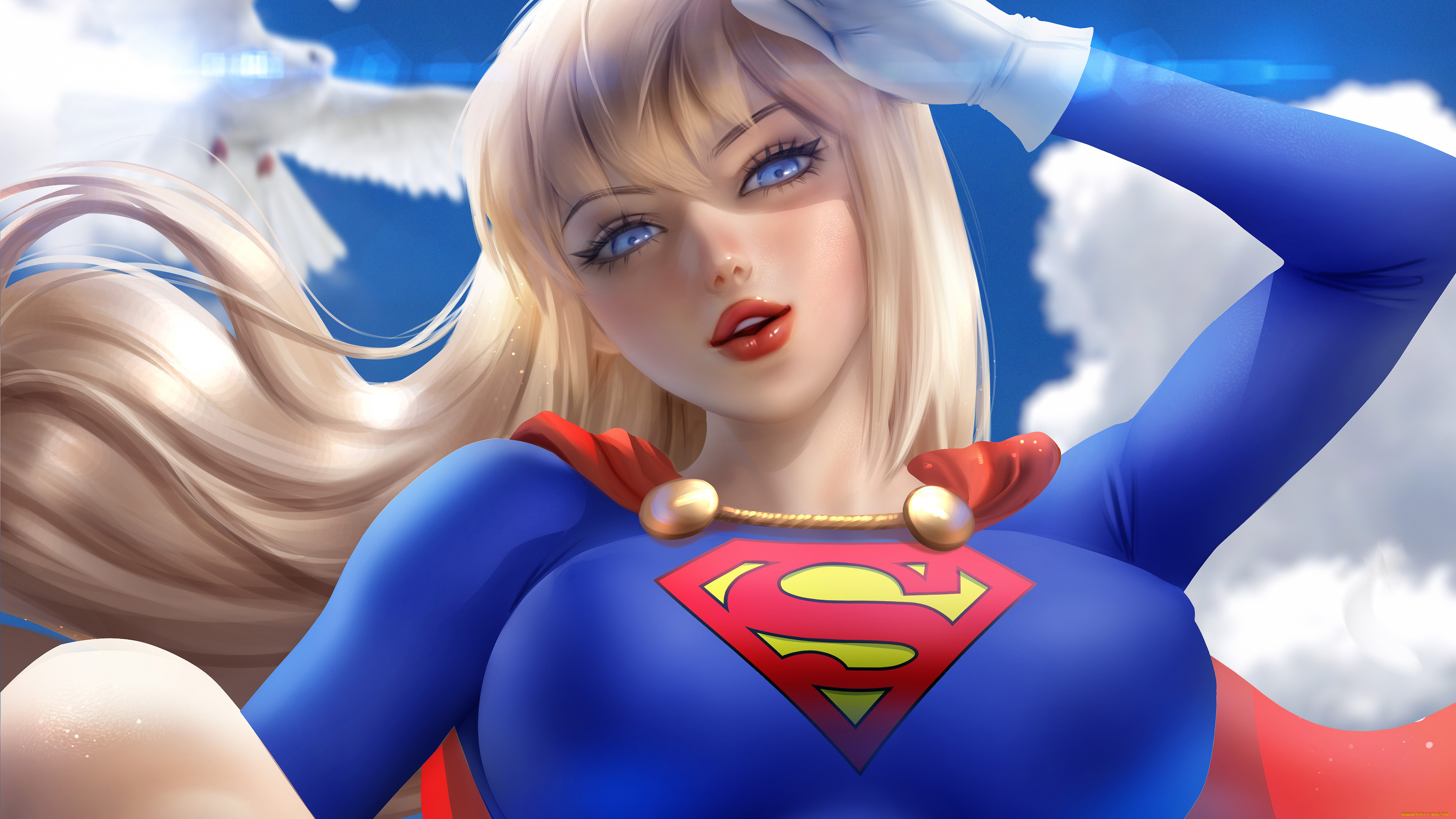 рисованное, комиксы, supergirl