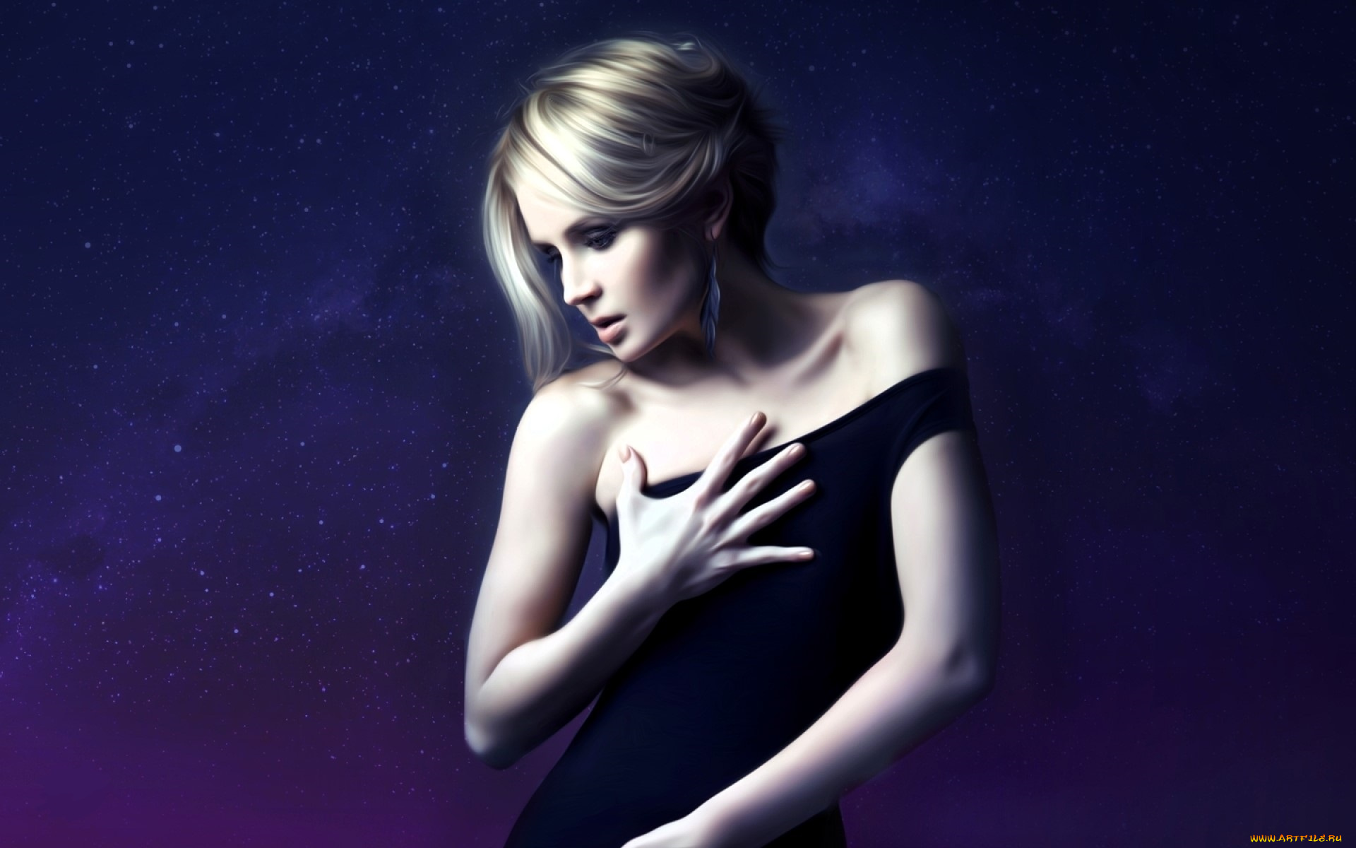 полина, гагарина, рисованное, люди, певица, блондинка