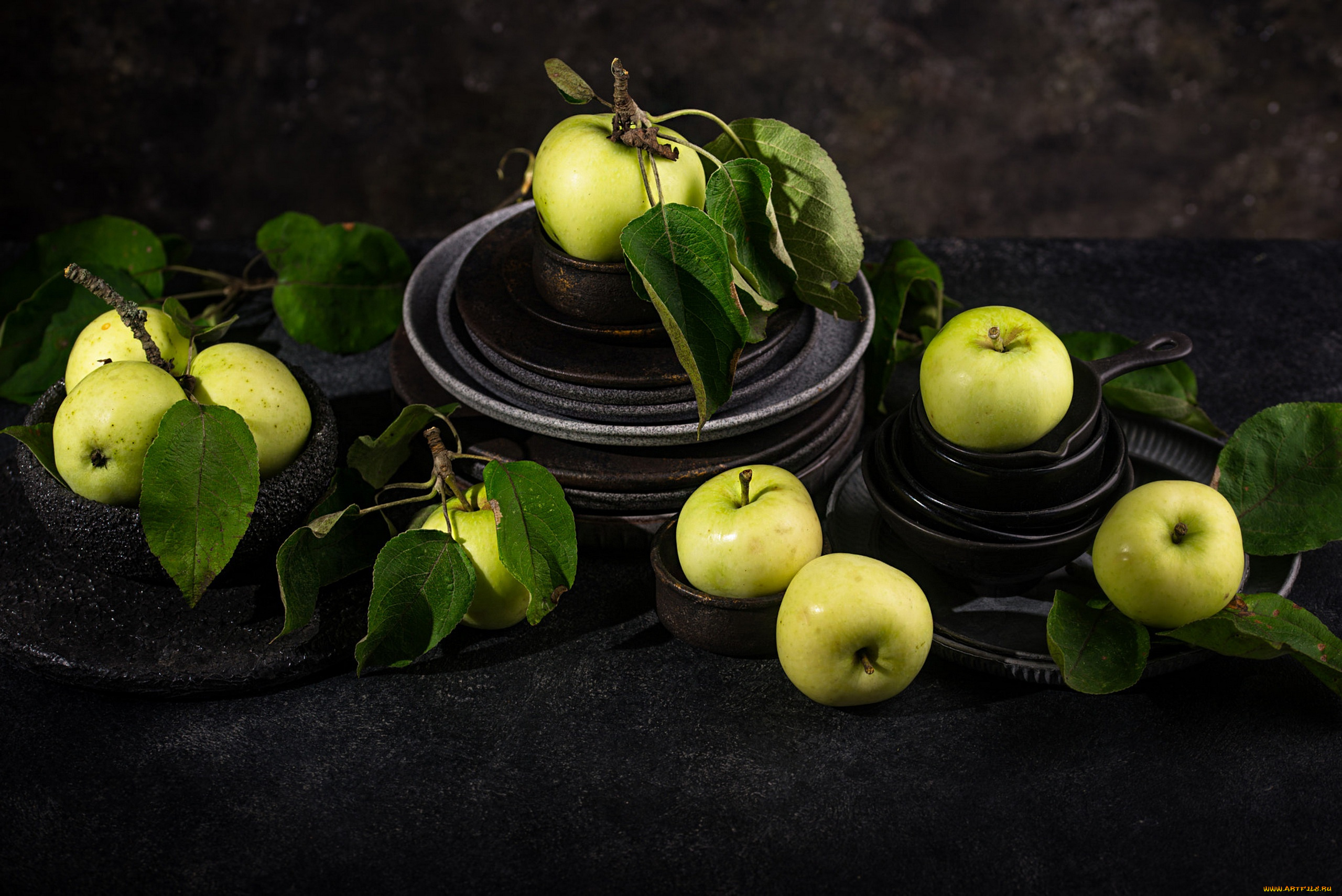 еда, яблоки