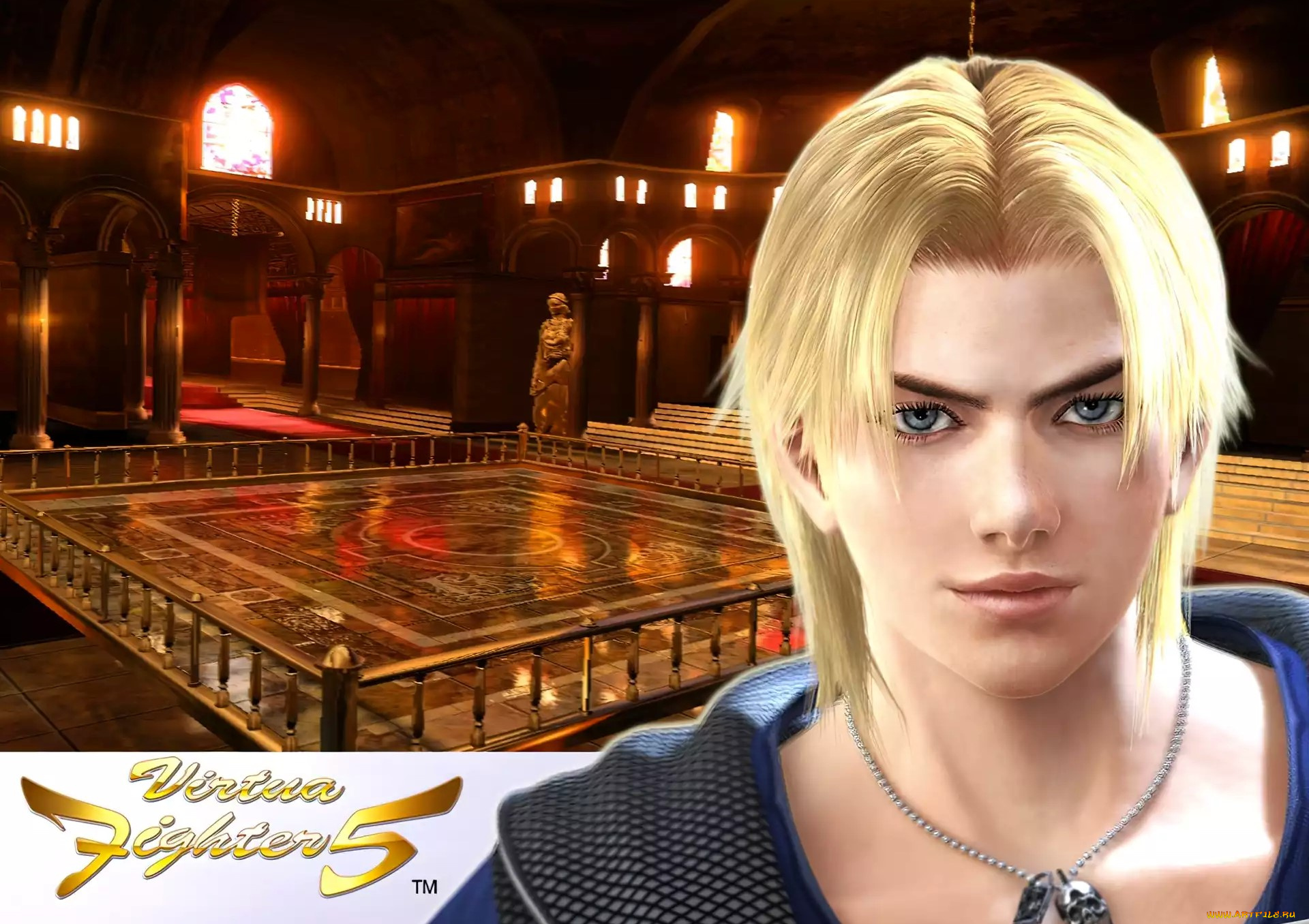 видео, игры, virtua, fighter, 5, парень, лицо, зал, окна, площадка