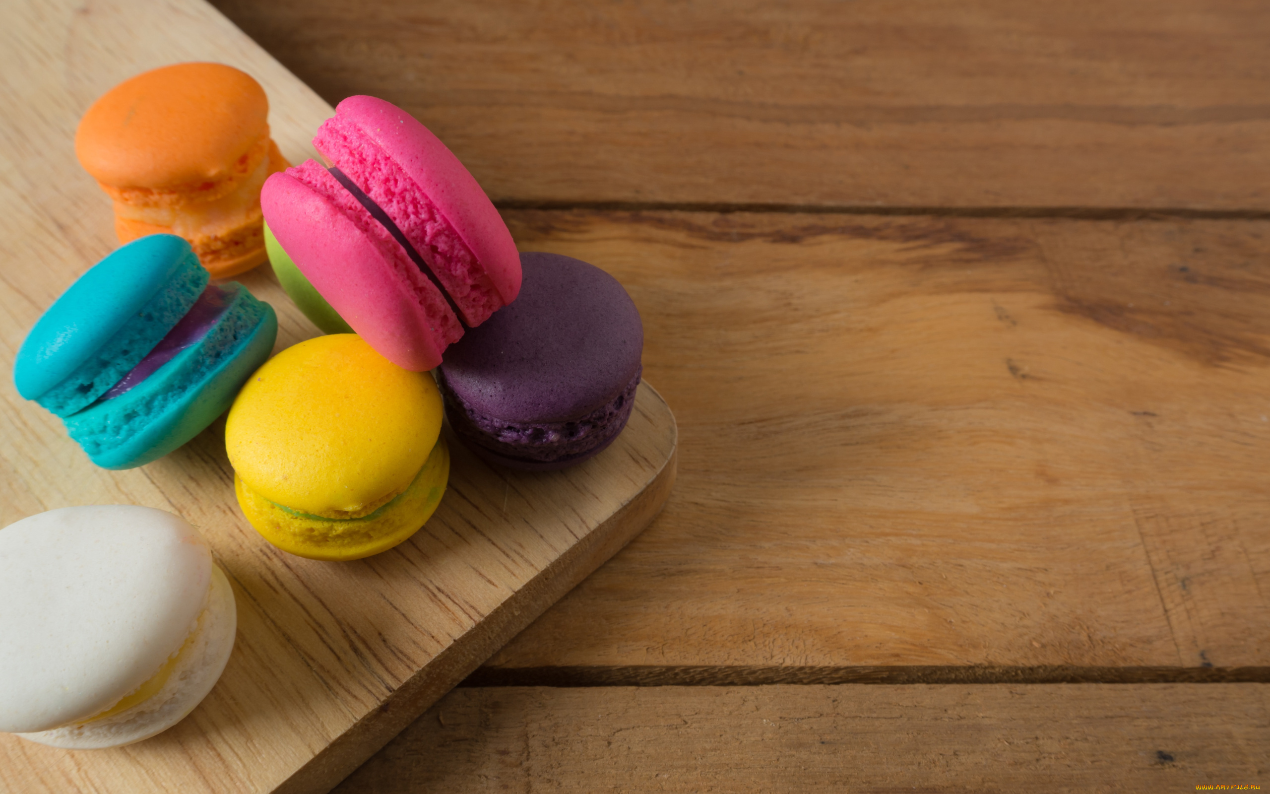 еда, макаруны, лакомство, печенье, ассорти