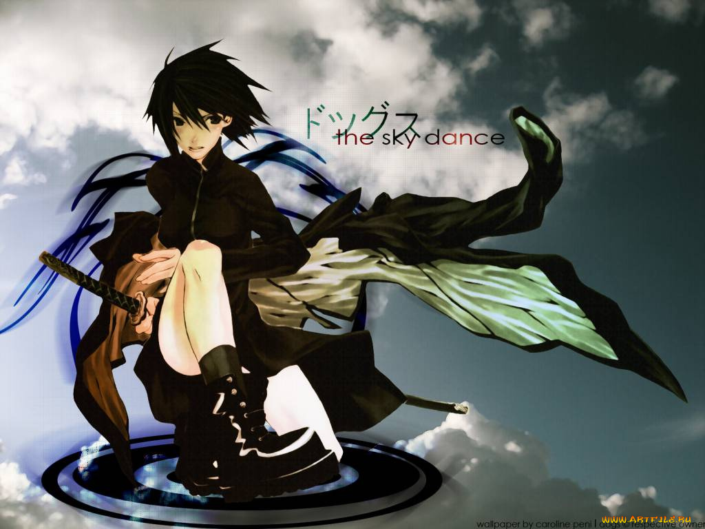 аниме, dogs, bullets, carnage