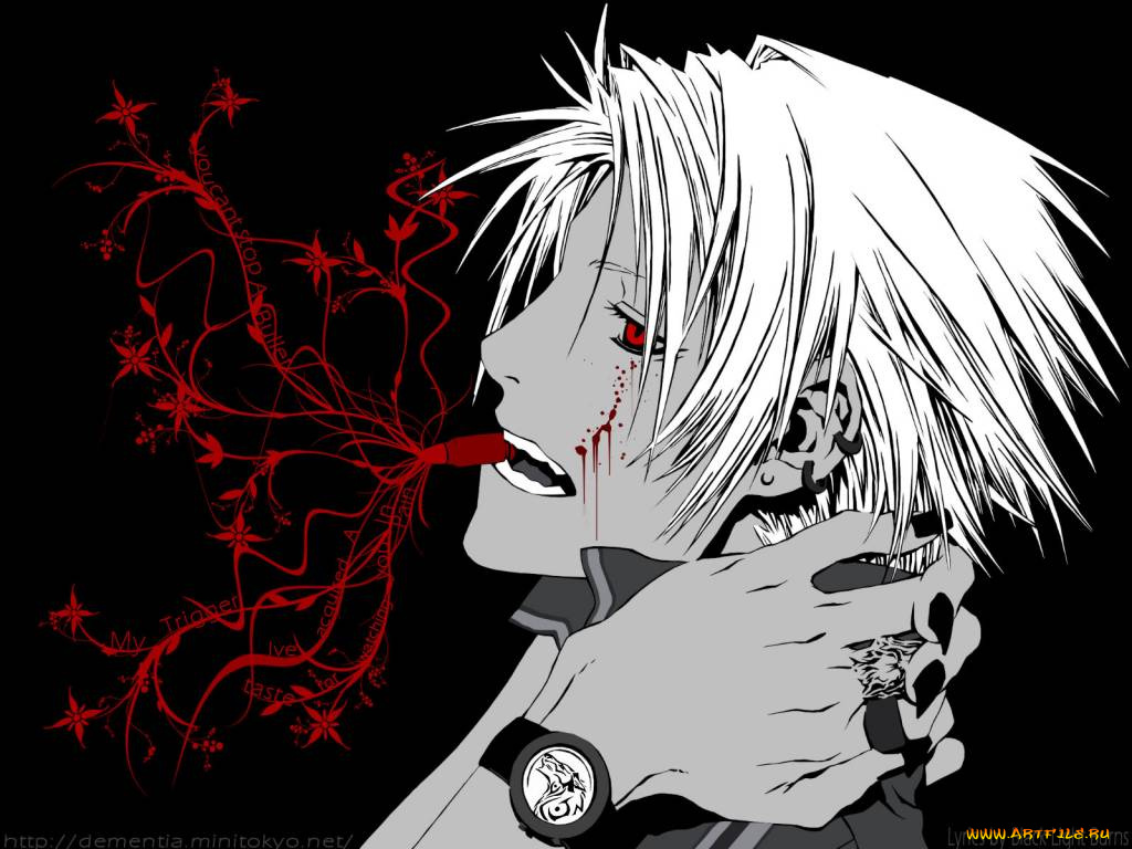 аниме, dogs, bullets, carnage