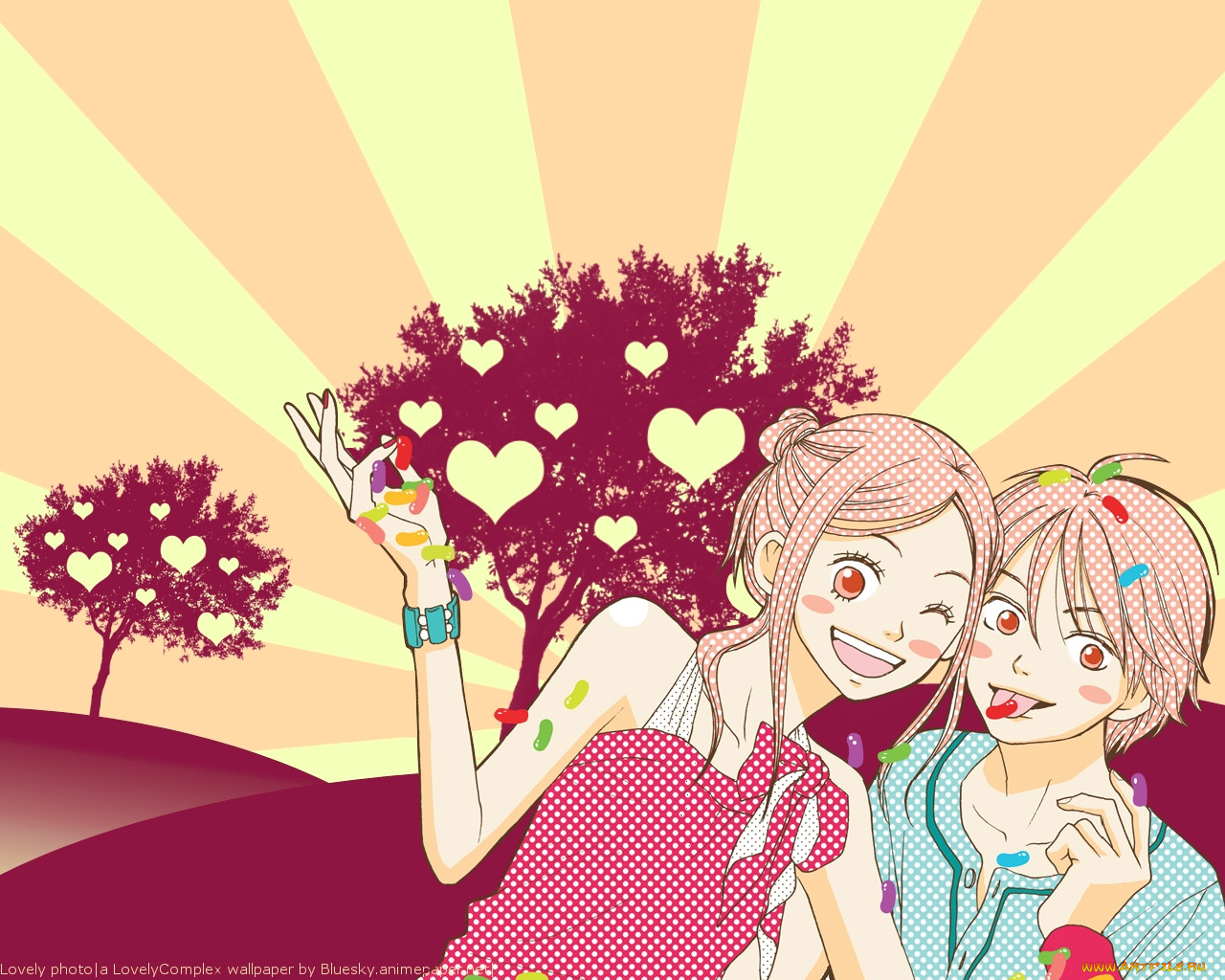 аниме, lovely, complex