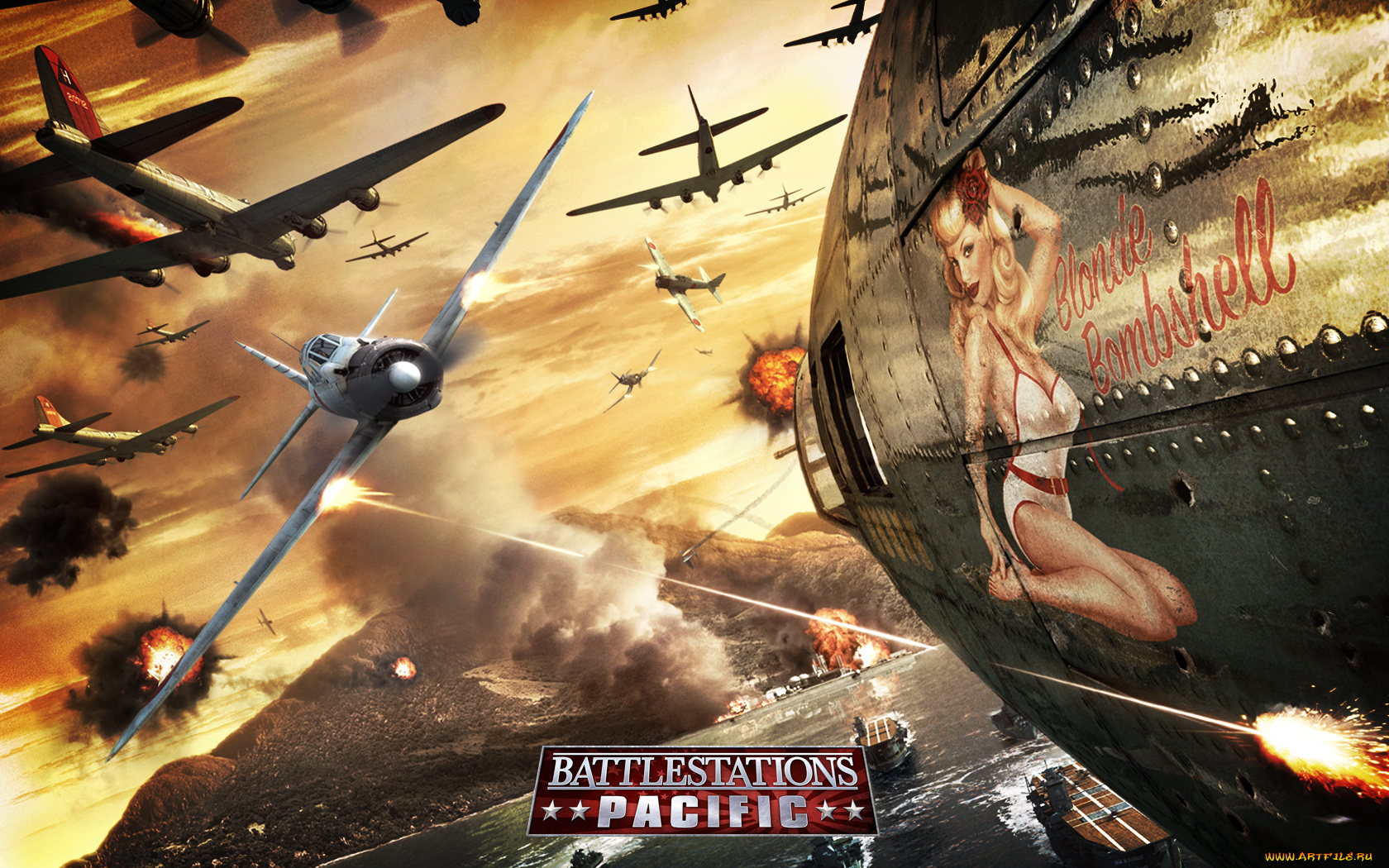 видео, игры, battlestations, pacific