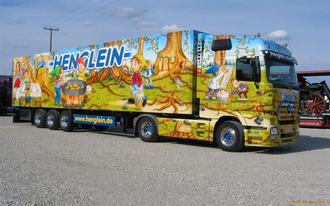 автомобили, mercedes, trucks