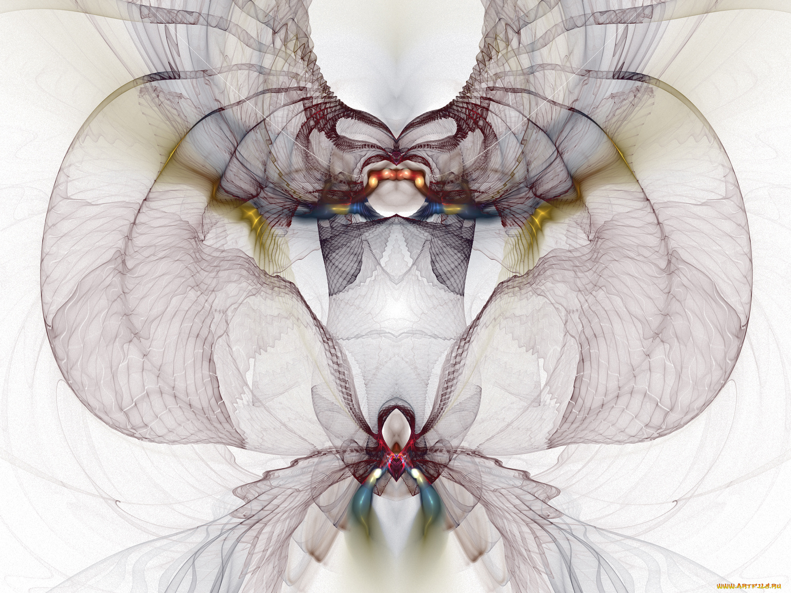 3д, графика, fractal, фракталы, фон, цвета, узор