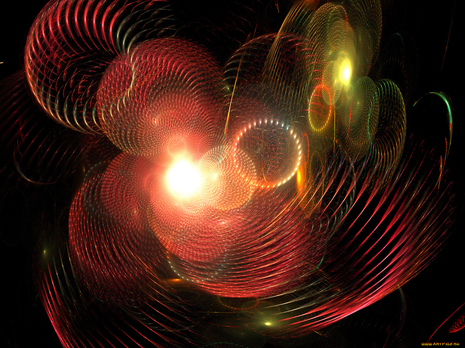 3д, графика, fractal, фракталы, фон, узор, цвета