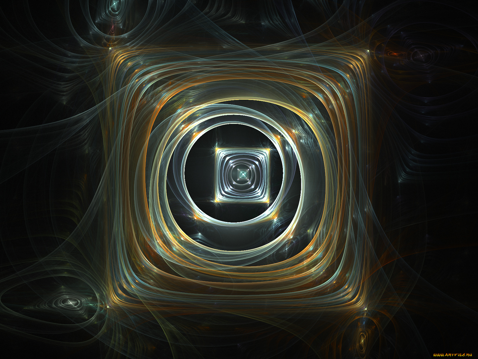 3д, графика, fractal, фракталы, узор, цвета, фон