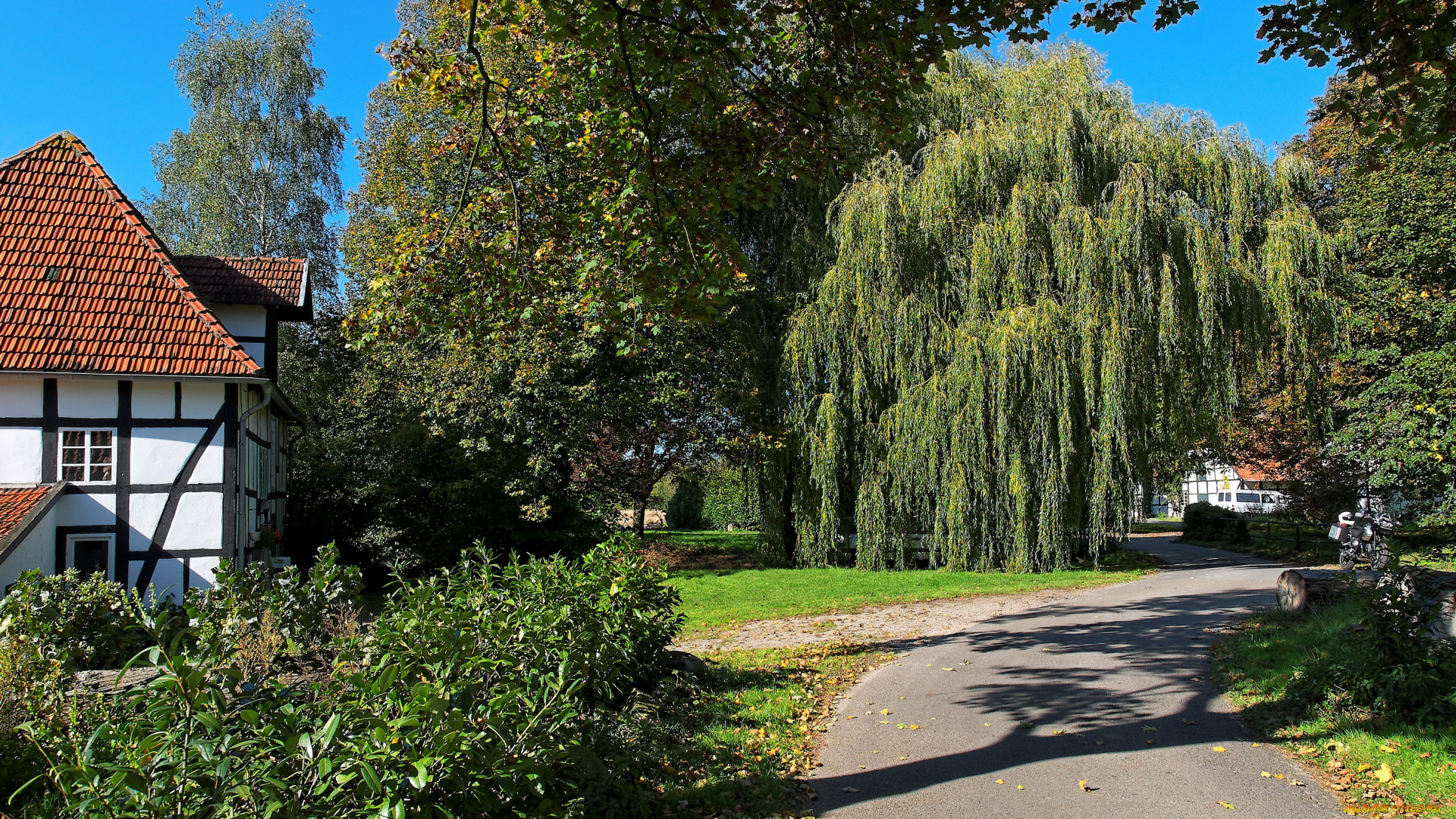 города, улицы, площади, набережные, германия, гландорф