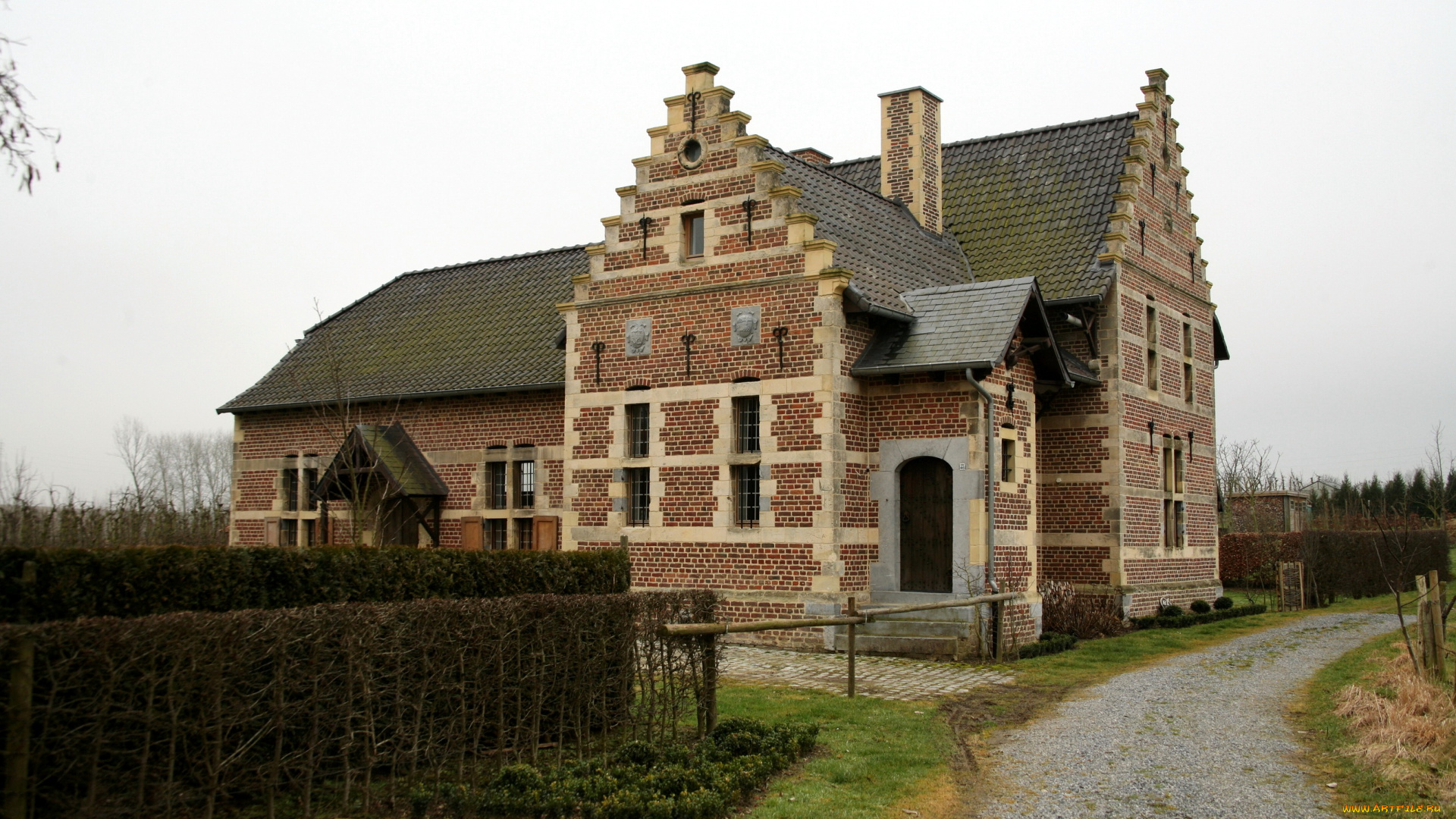 города, здания, дома, borgloon, бельгия