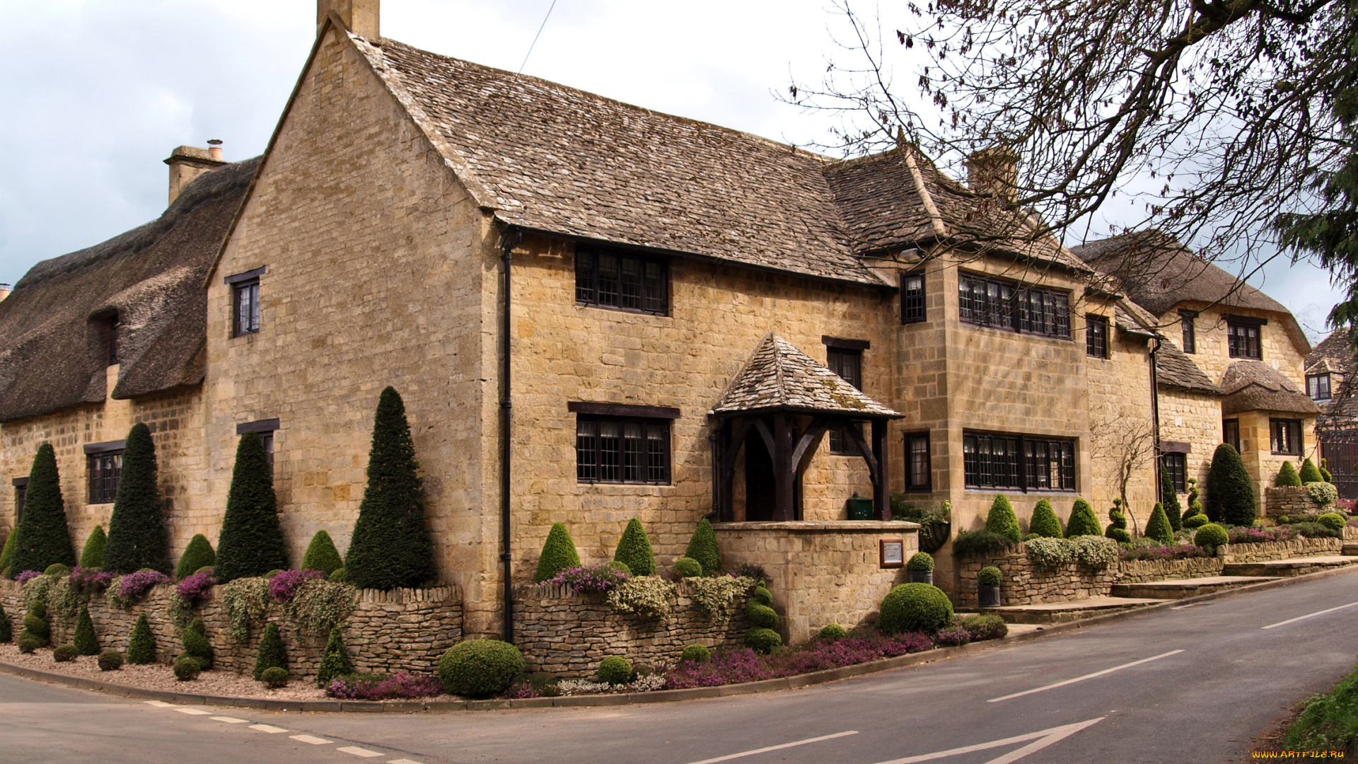 города, здания, дома, Чиппинг, кэмпден, англия