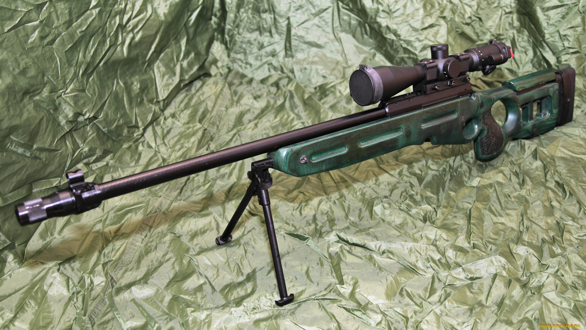 оружие, 3d, оптический, прицел, снайперская, винтовка, св-98, оптика