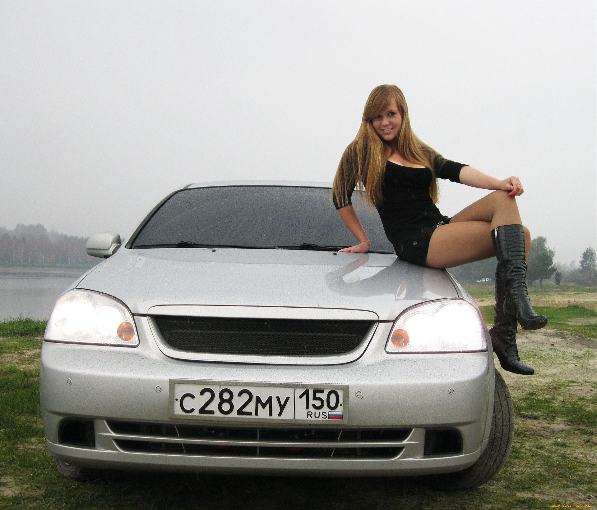 автомобили, авто, девушками