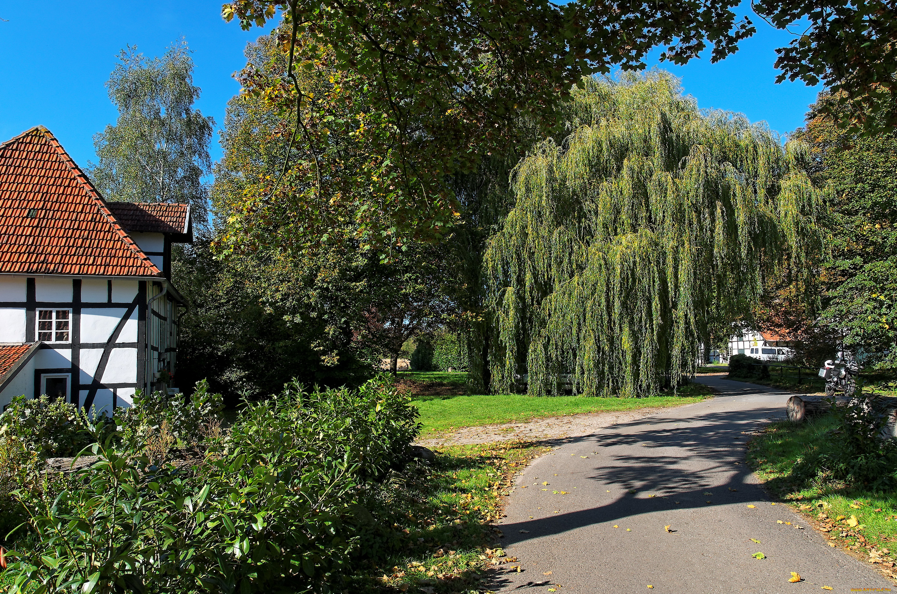 города, улицы, площади, набережные, германия, гландорф