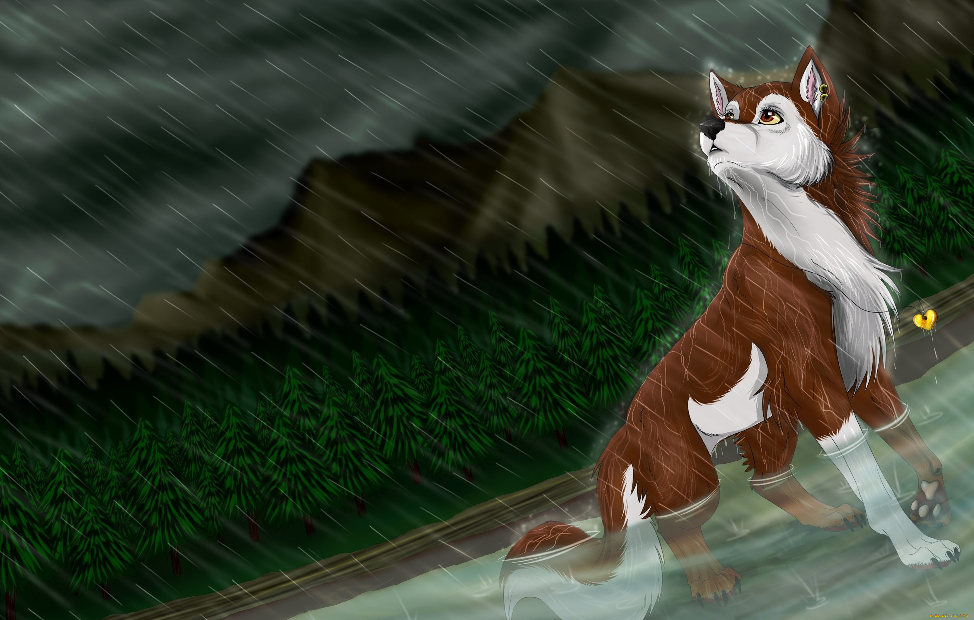 рисованные, животные, собаки, собака