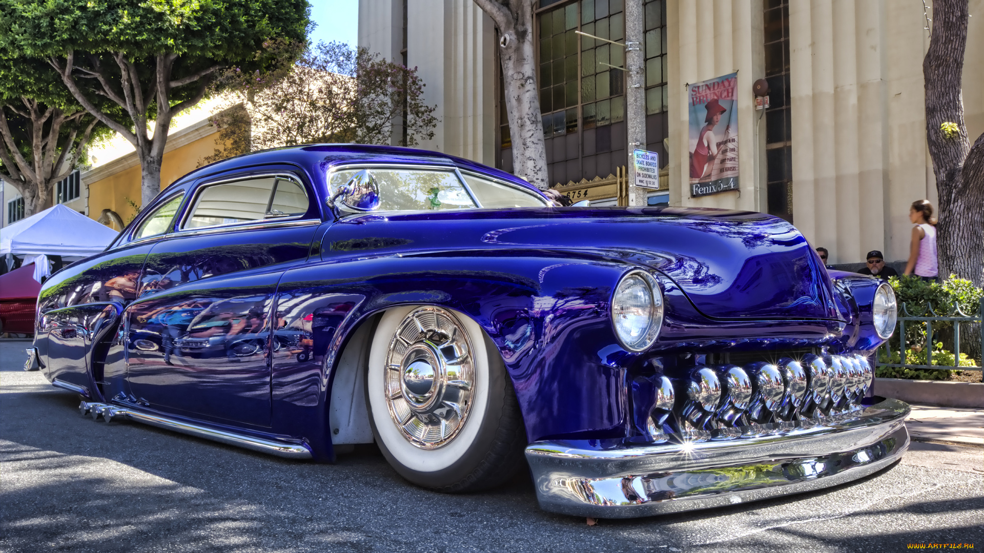 автомобили, выставки, и, уличные, фото, mercury, 1951, sled, lead, coupe