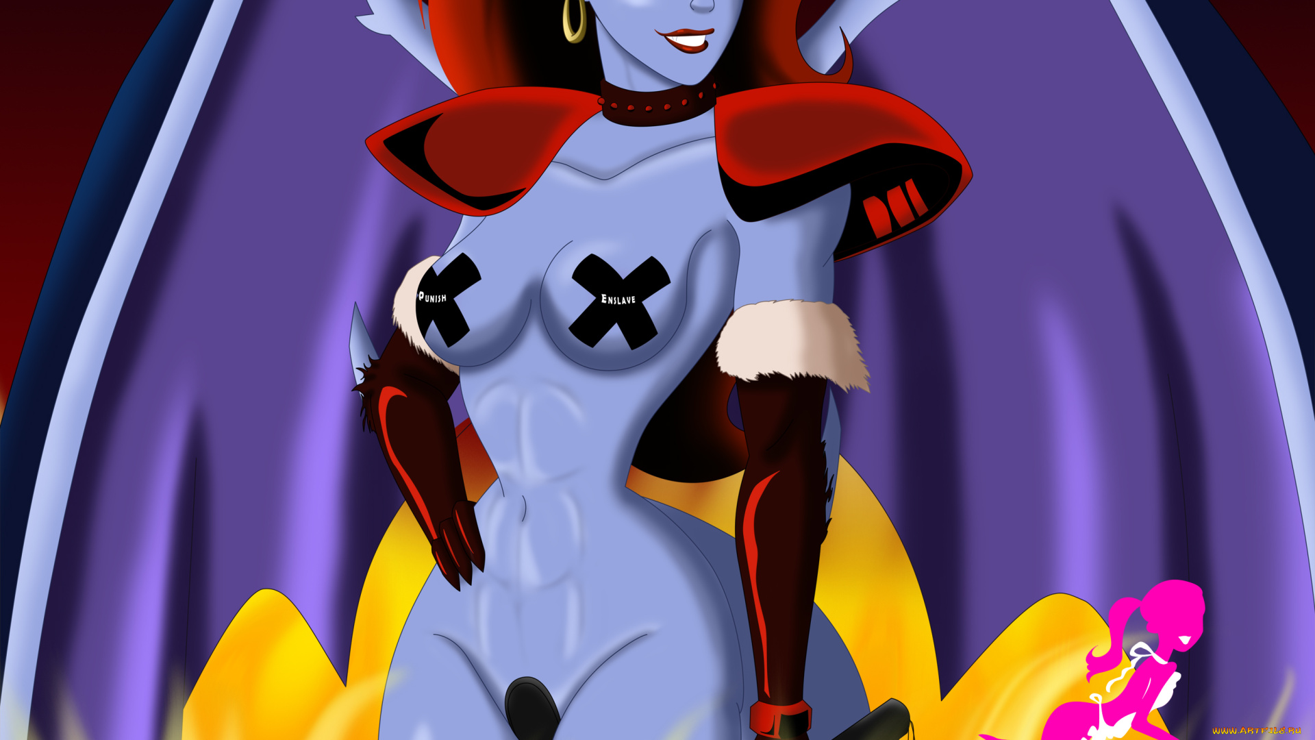 фэнтези, демоны, крылья, взгляд