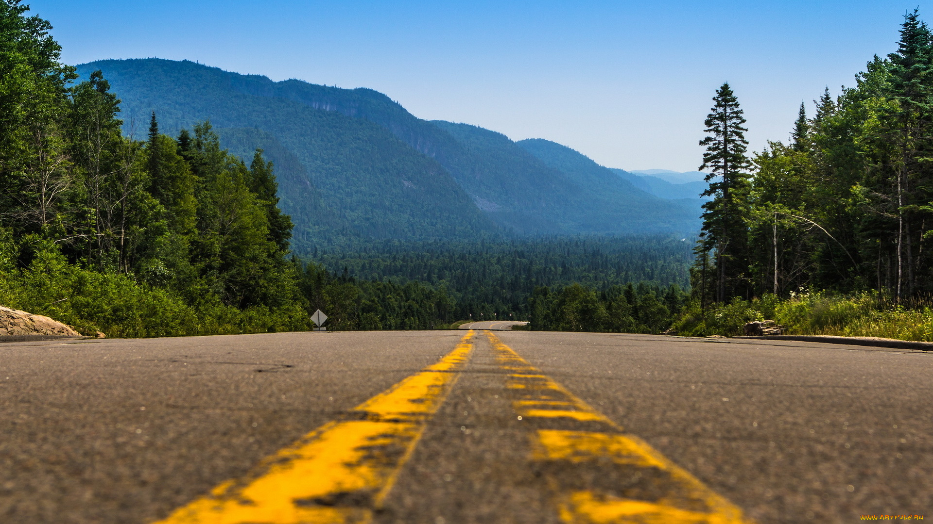 природа, дороги, пейзаж, горы