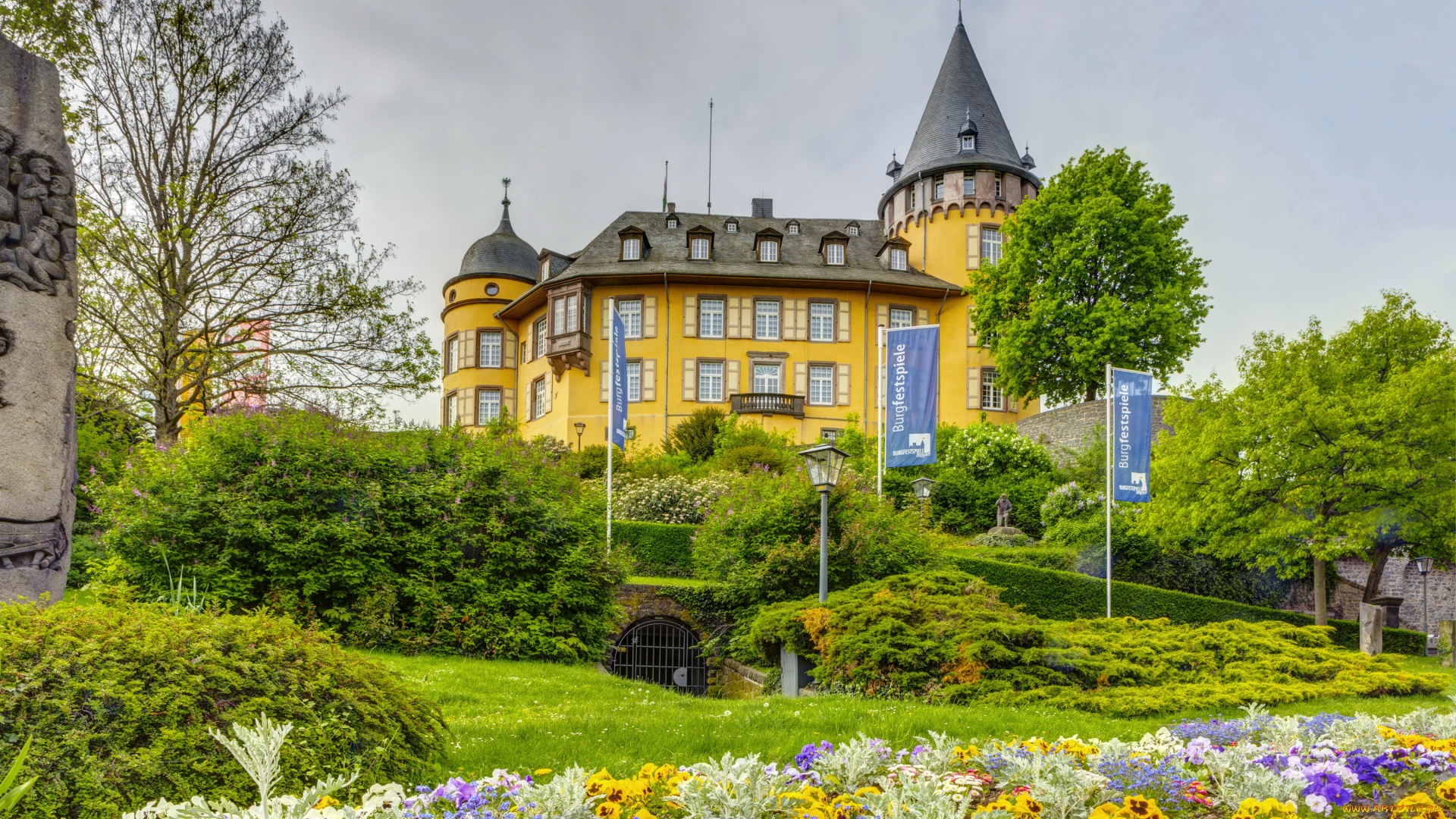 замок, genovefaburg, города, -, дворцы, , замки, , крепости, замок, германия, mayen, genovefaburg