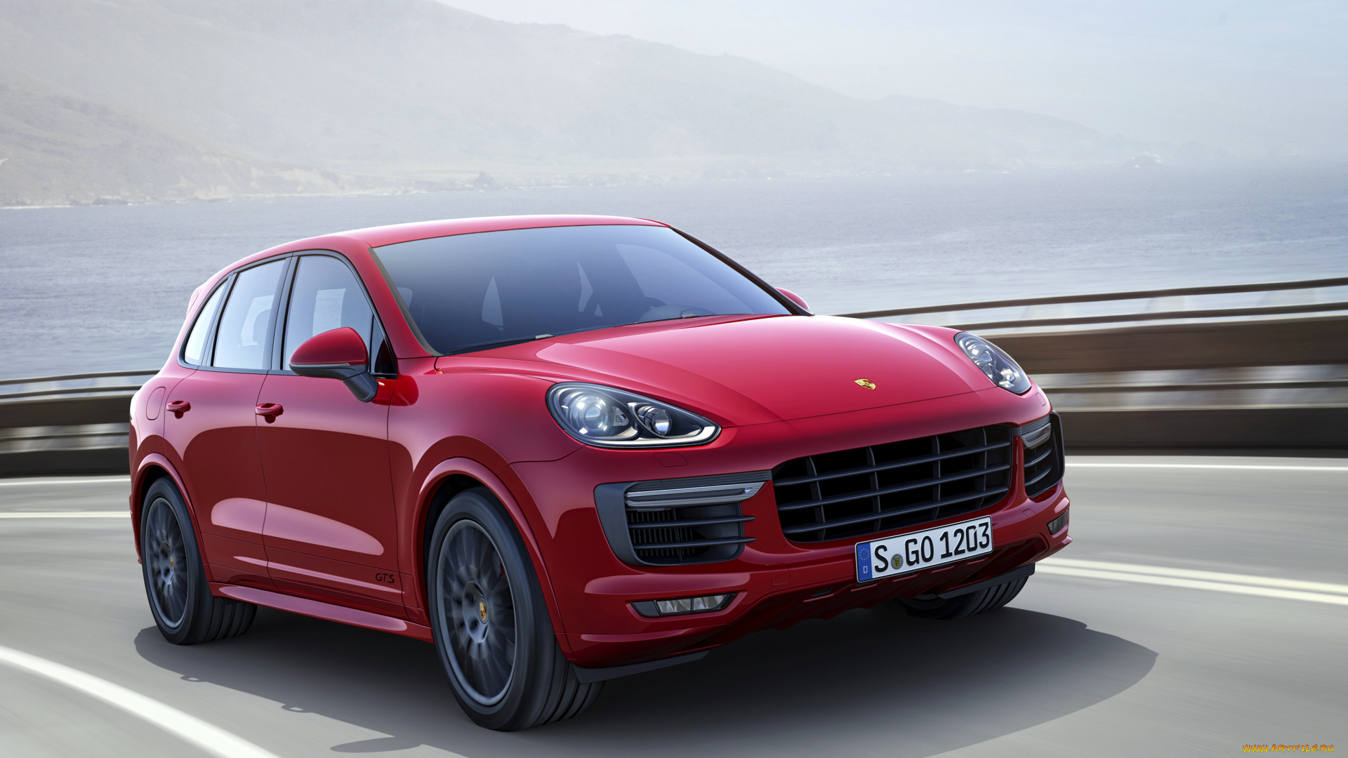 2015, porsche, cayenne, gts, 4, автомобили, porsche, cayenne, красный, металлик