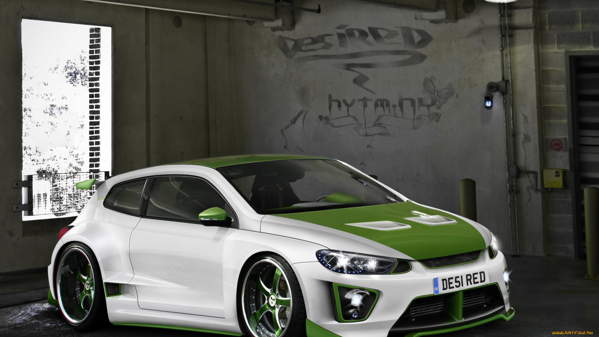 автомобили, виртуальный, тюнинг, vw