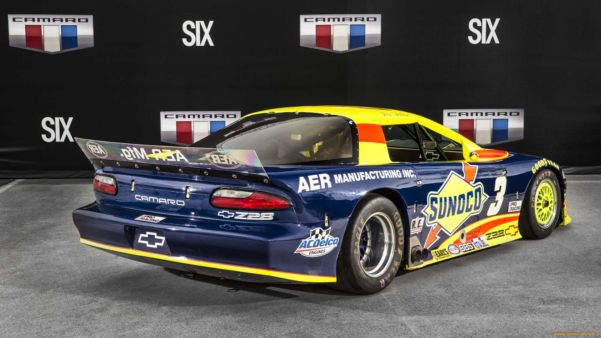 chevrolet, camaro, aer, sunoco, trans-am, race, car, автомобили, camaro