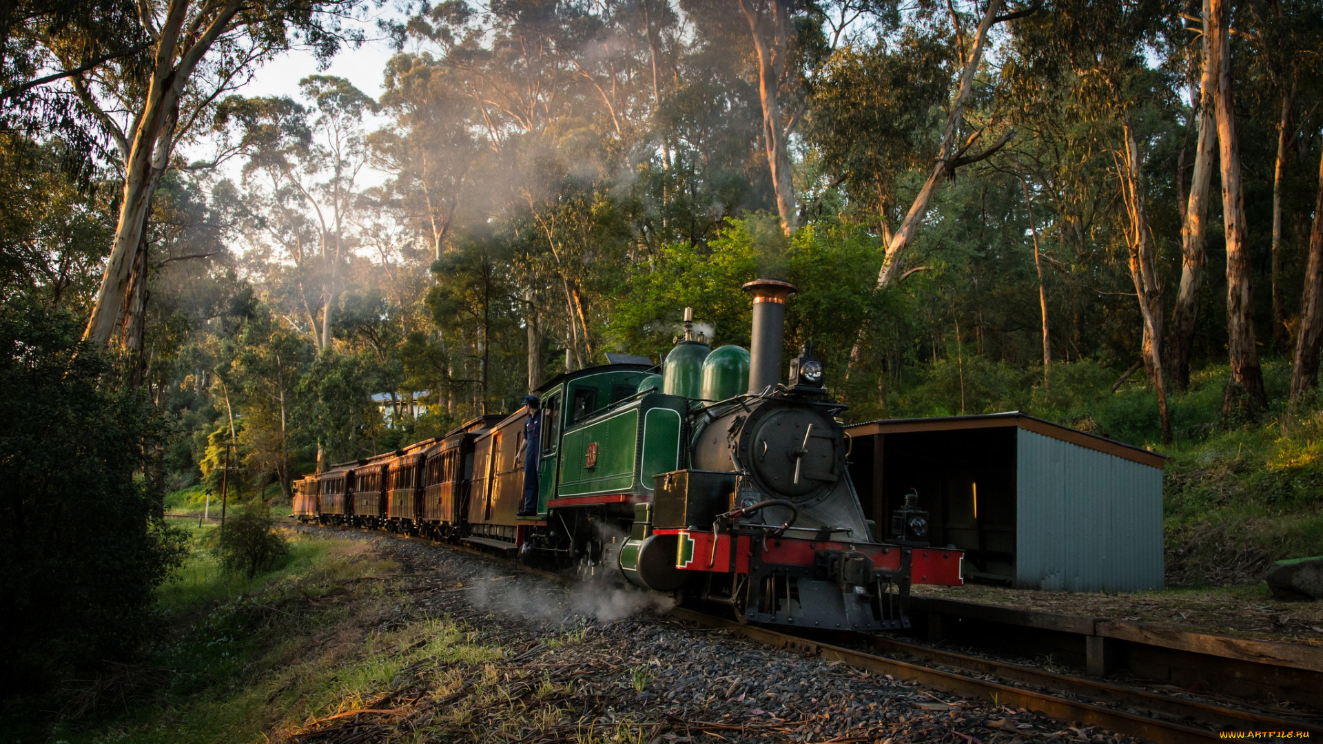техника, паровозы, паровоз, рельсы, дорога, железная