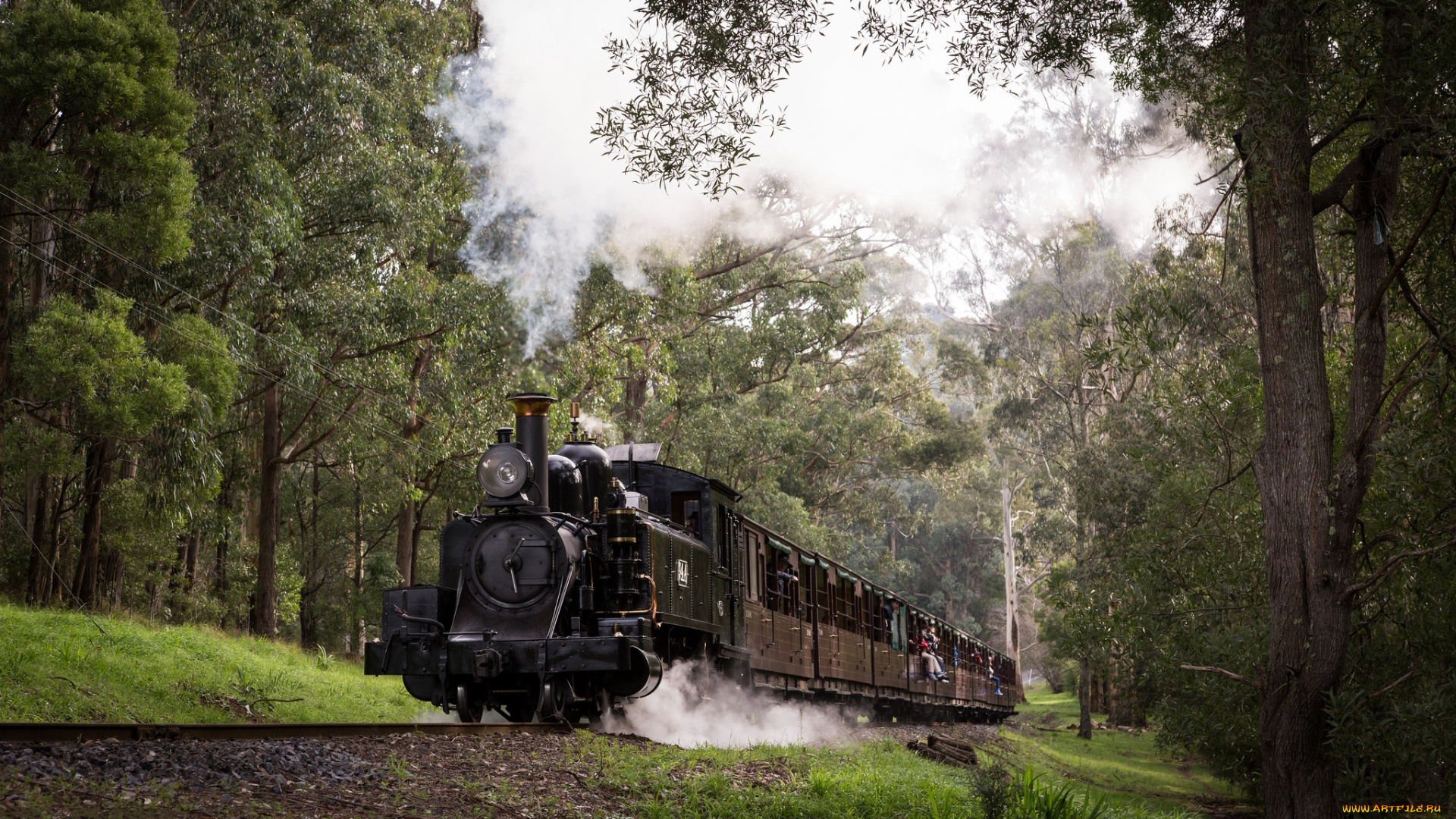 техника, паровозы, паровоз, рельсы, дорога, железная