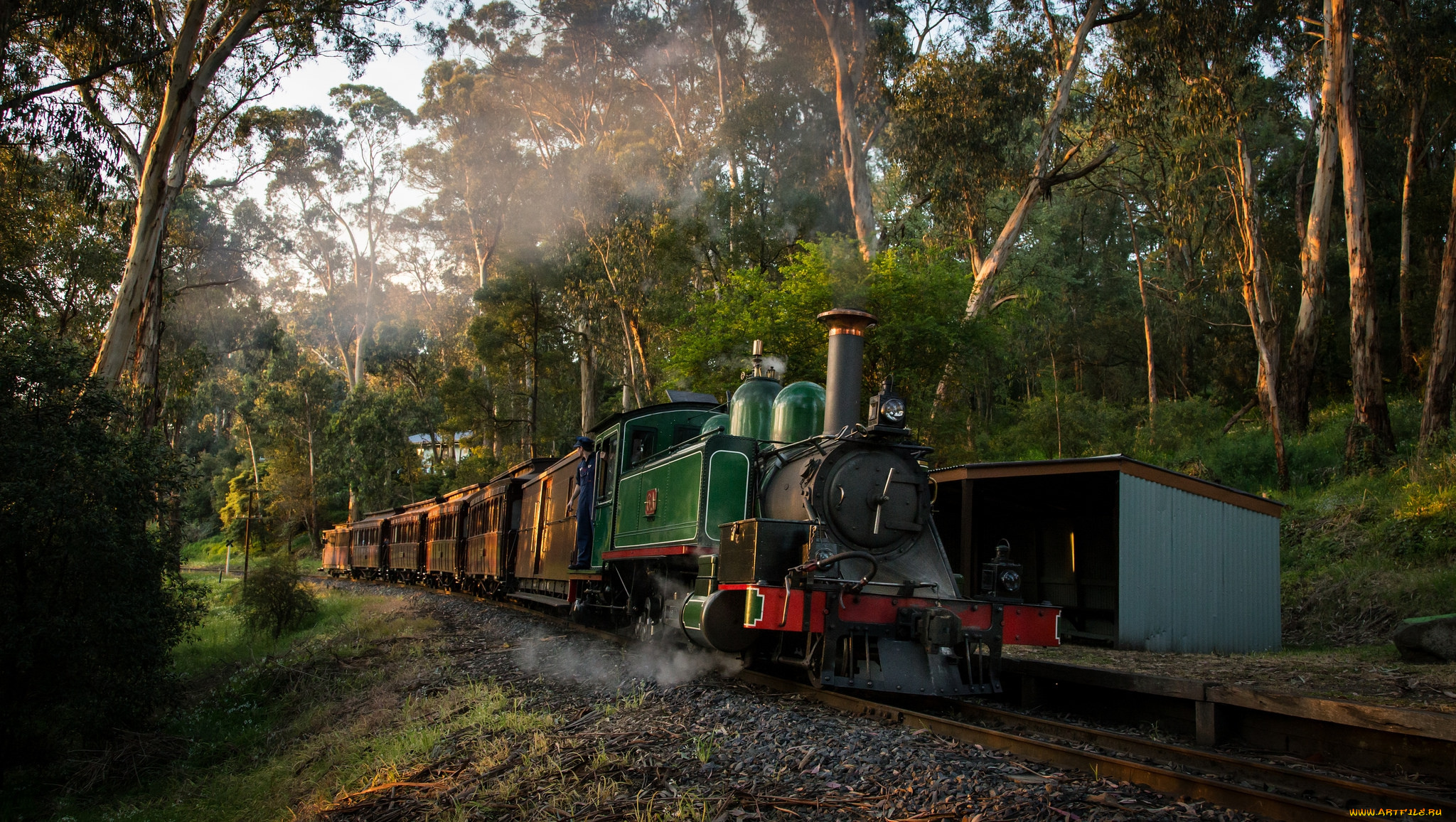 техника, паровозы, паровоз, рельсы, дорога, железная