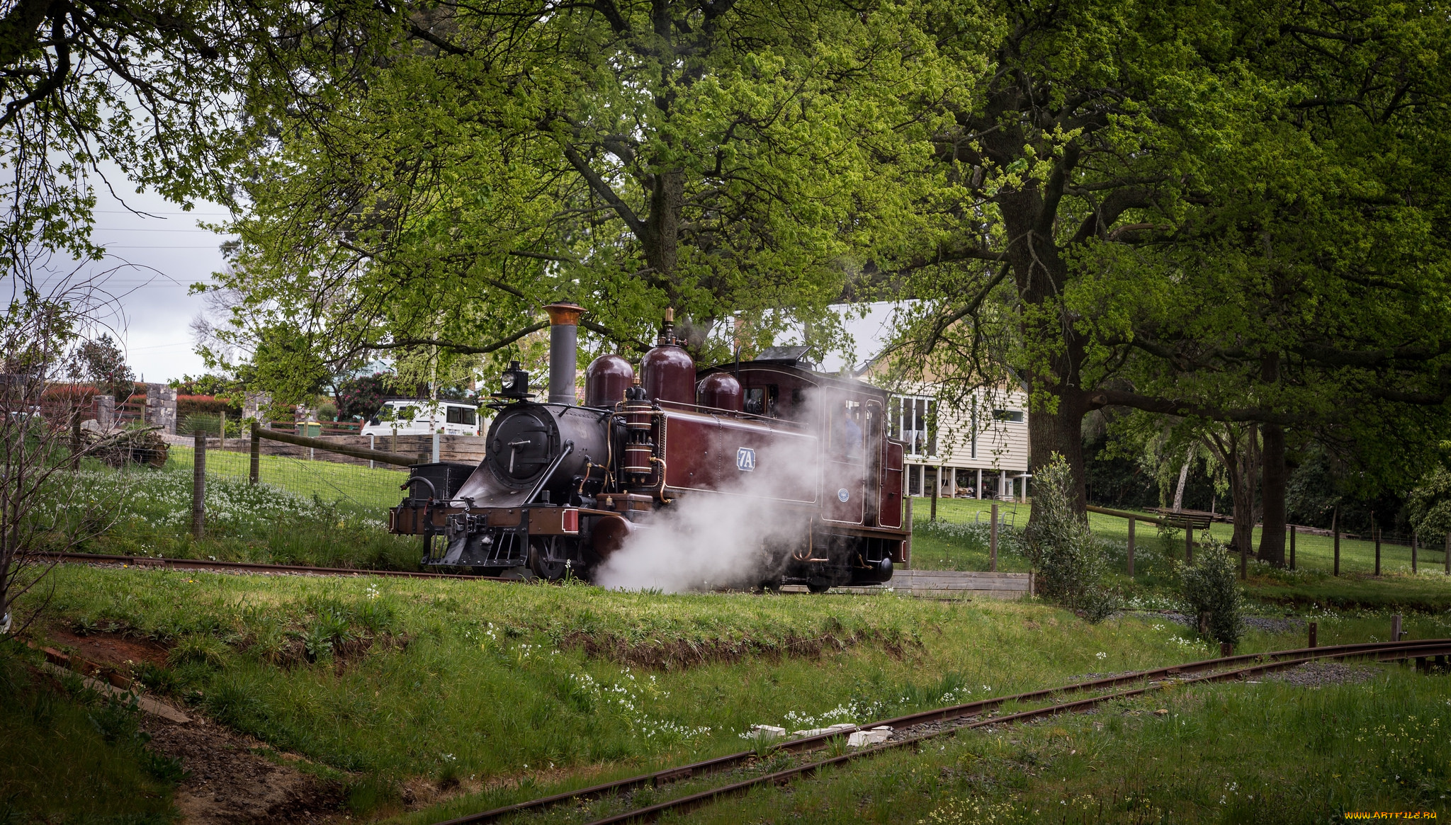 техника, паровозы, железная, рельсы, паровоз, дорога
