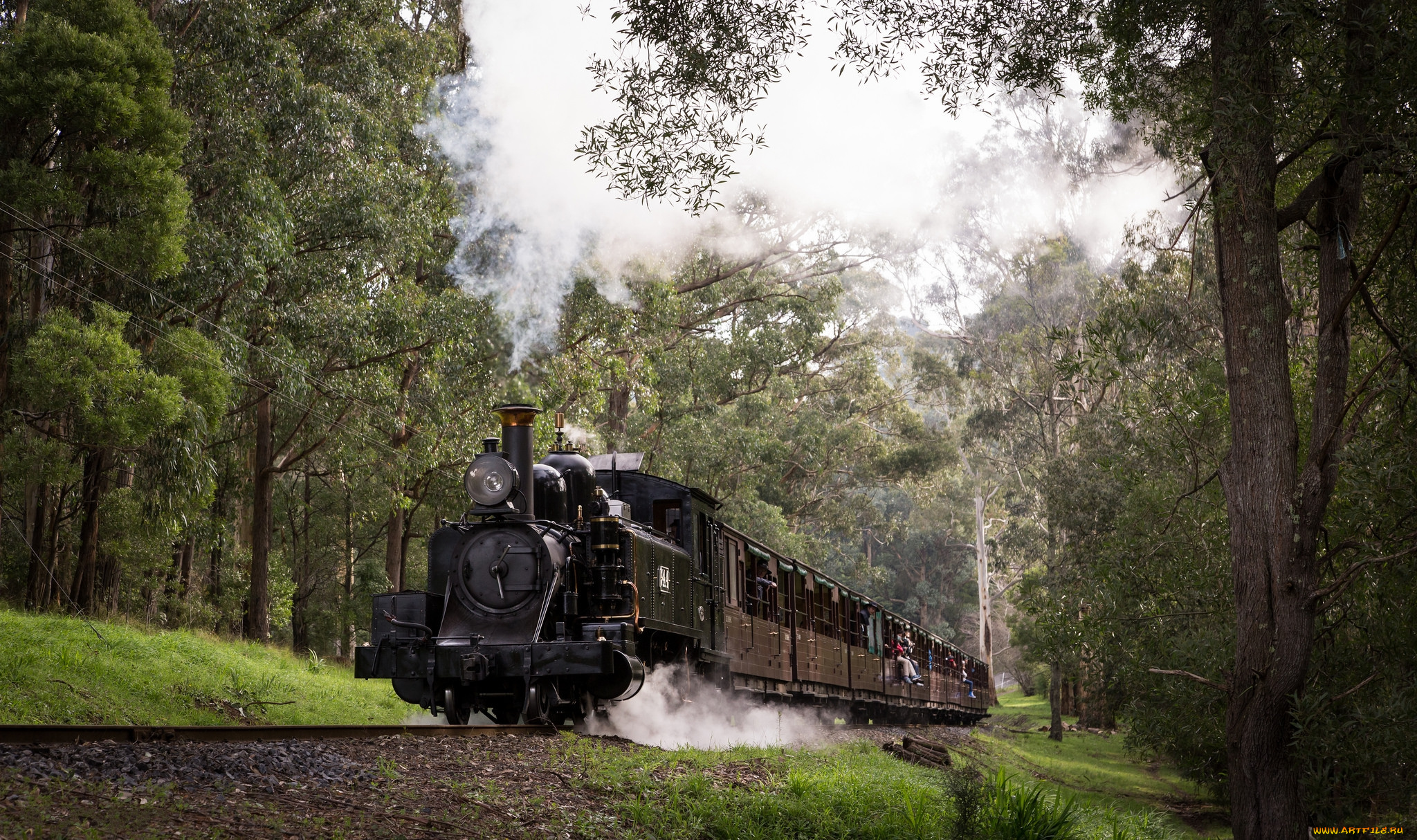 техника, паровозы, паровоз, рельсы, дорога, железная
