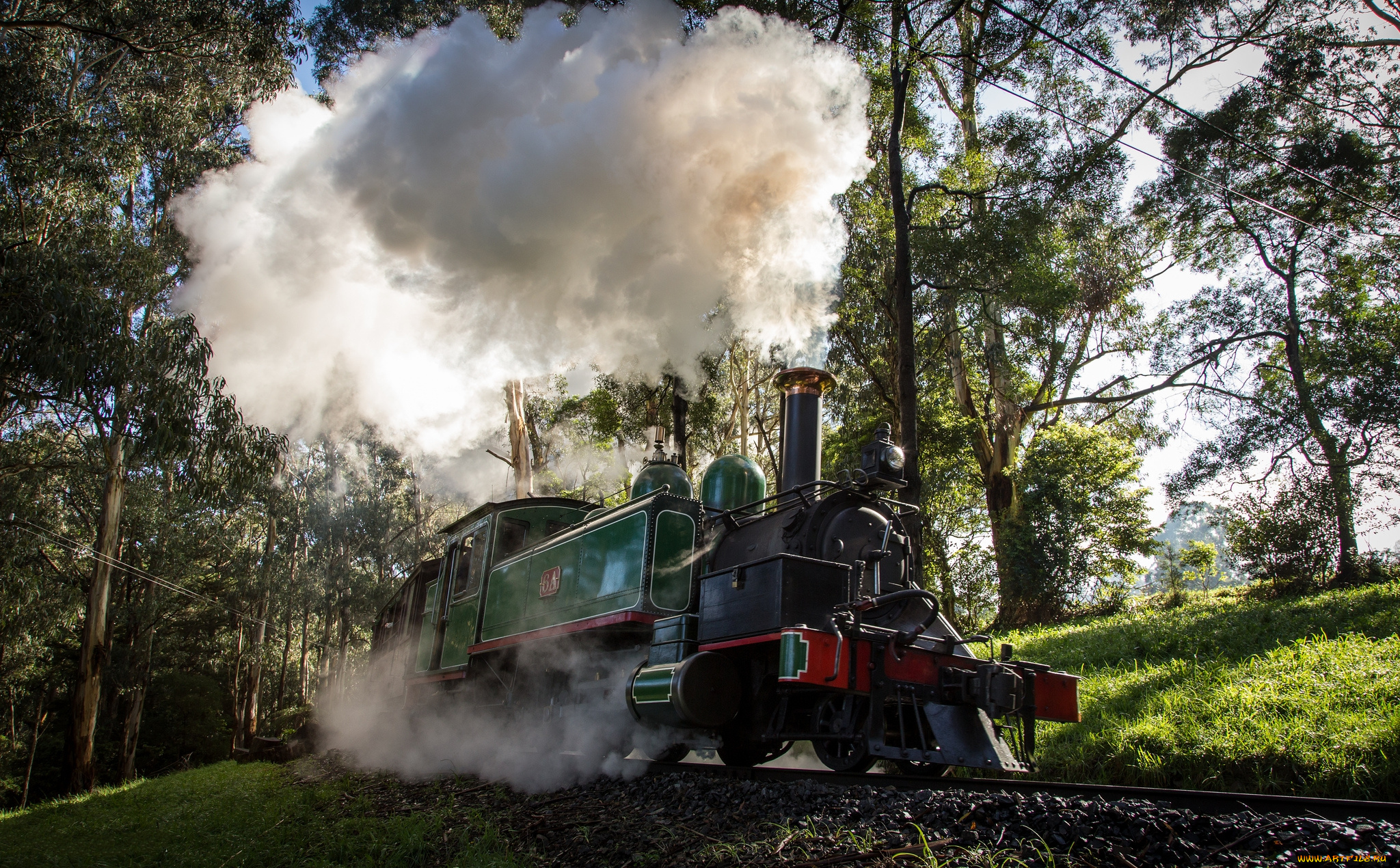 техника, паровозы, паровоз, рельсы, дорога, железная