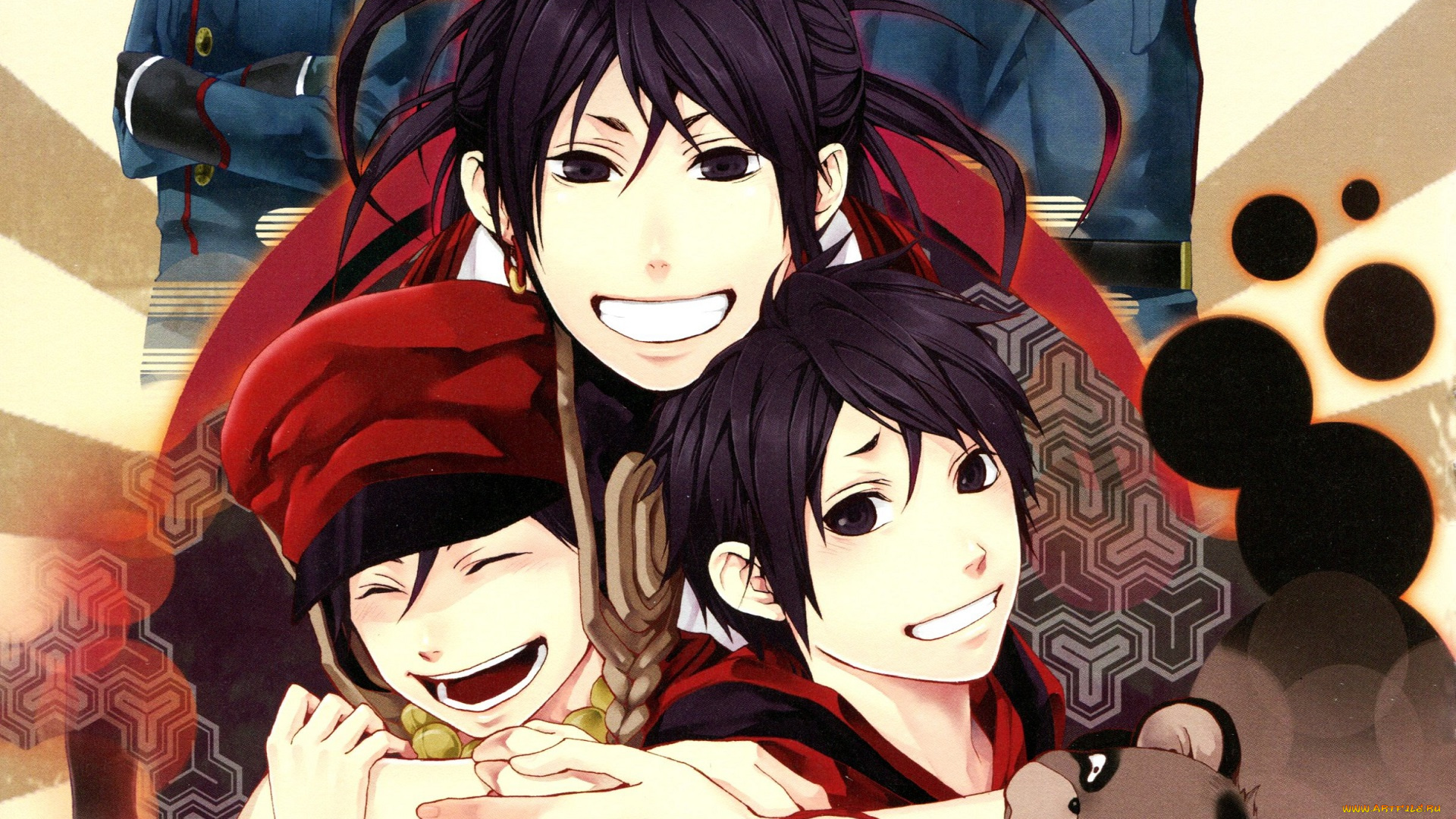 аниме, donten, ni, warau, братья, кумо