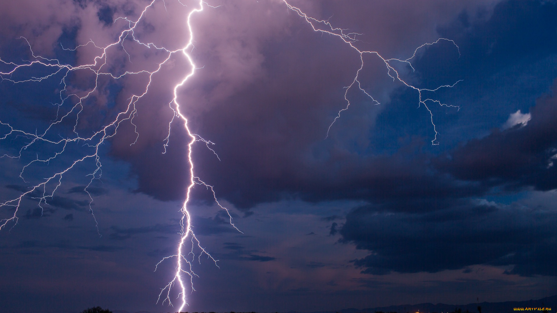природа, молния, , гроза